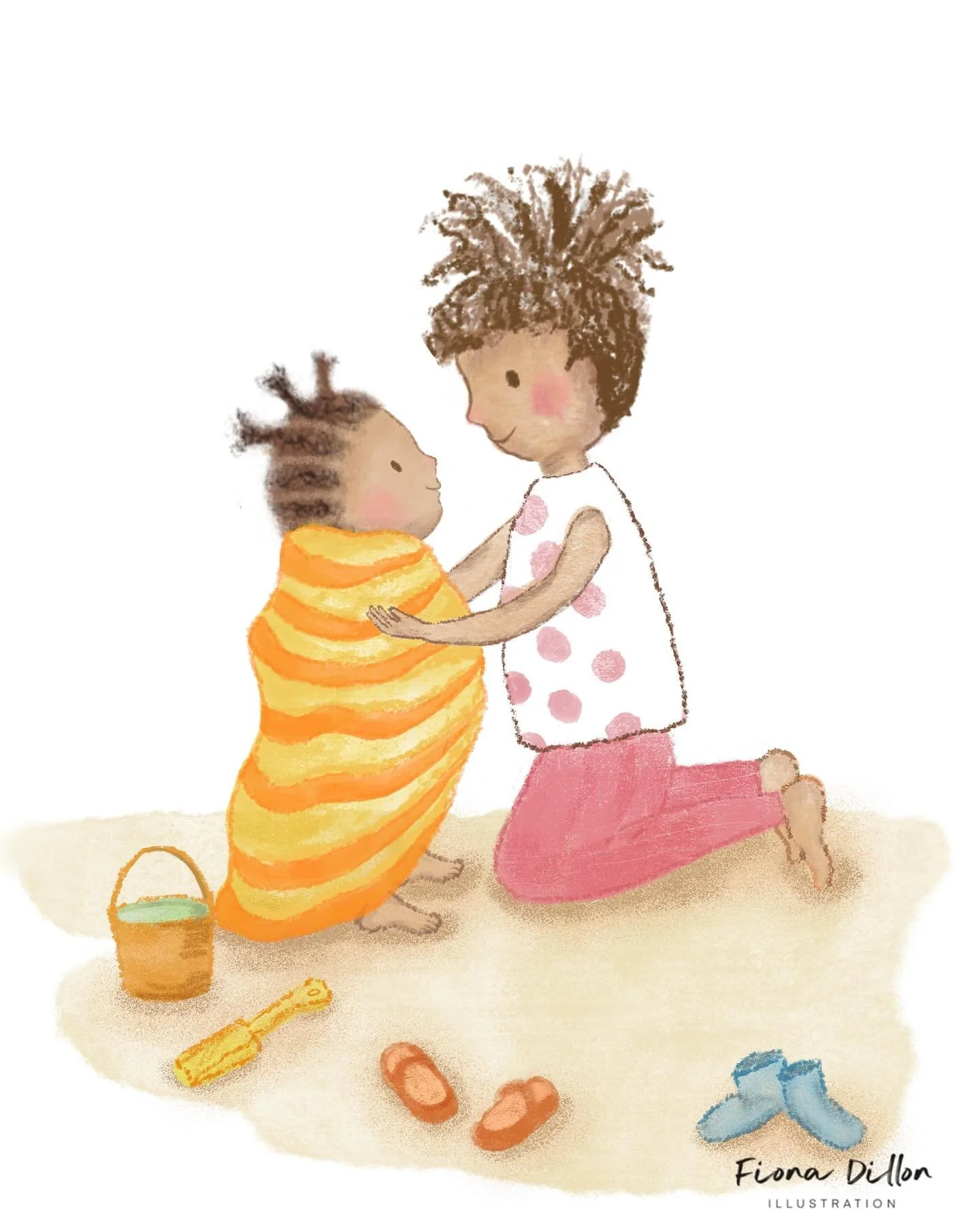 Anyone else missing summer ⛱️😎☀️

#childrensbookillustration #summertime☀️ #kidlit #kidlitart #picturebook #picturebookillustration #childhoodillustrated