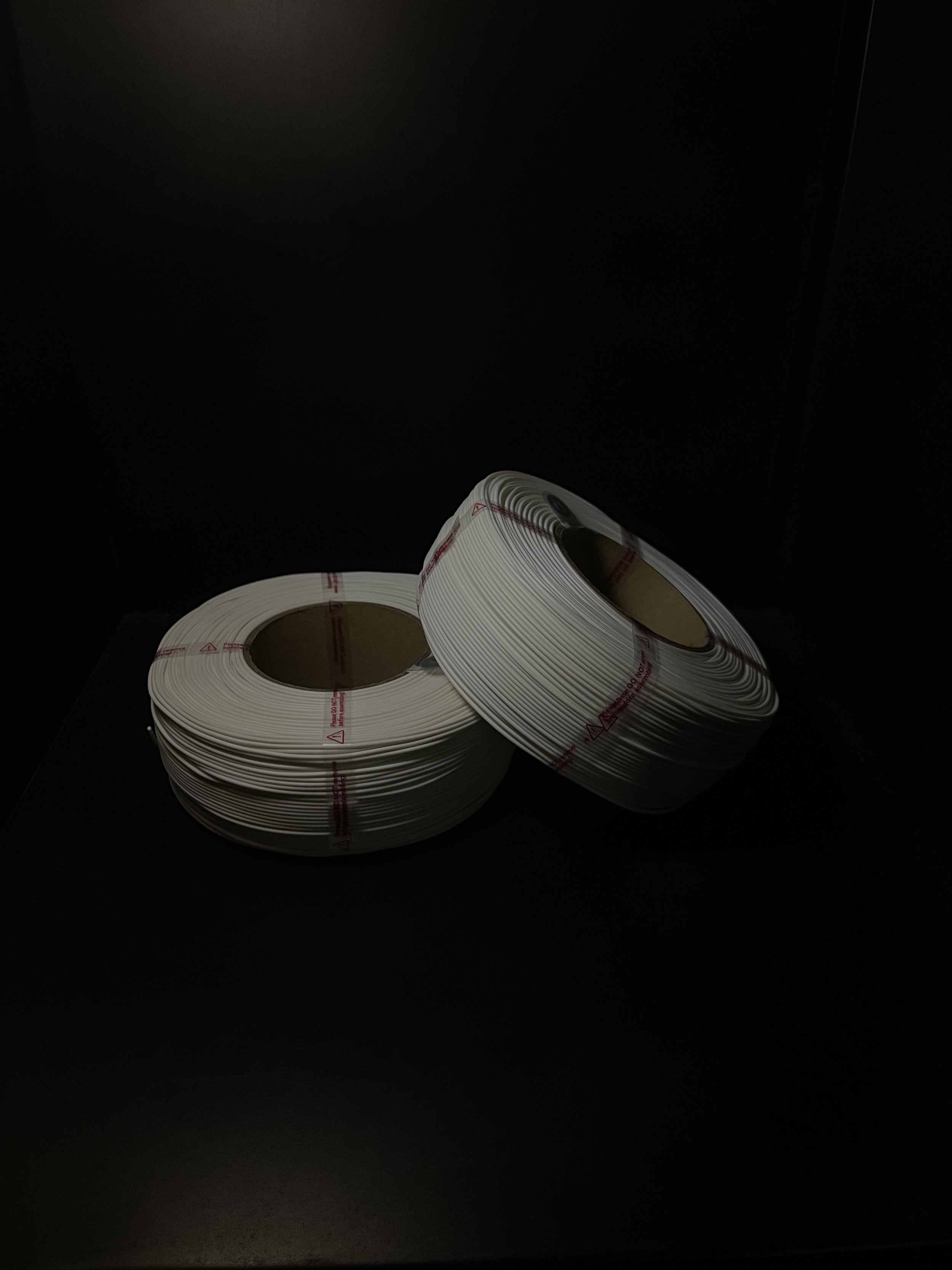 Materialstrenge die für die Herstellung der Objekte genutzt werden.