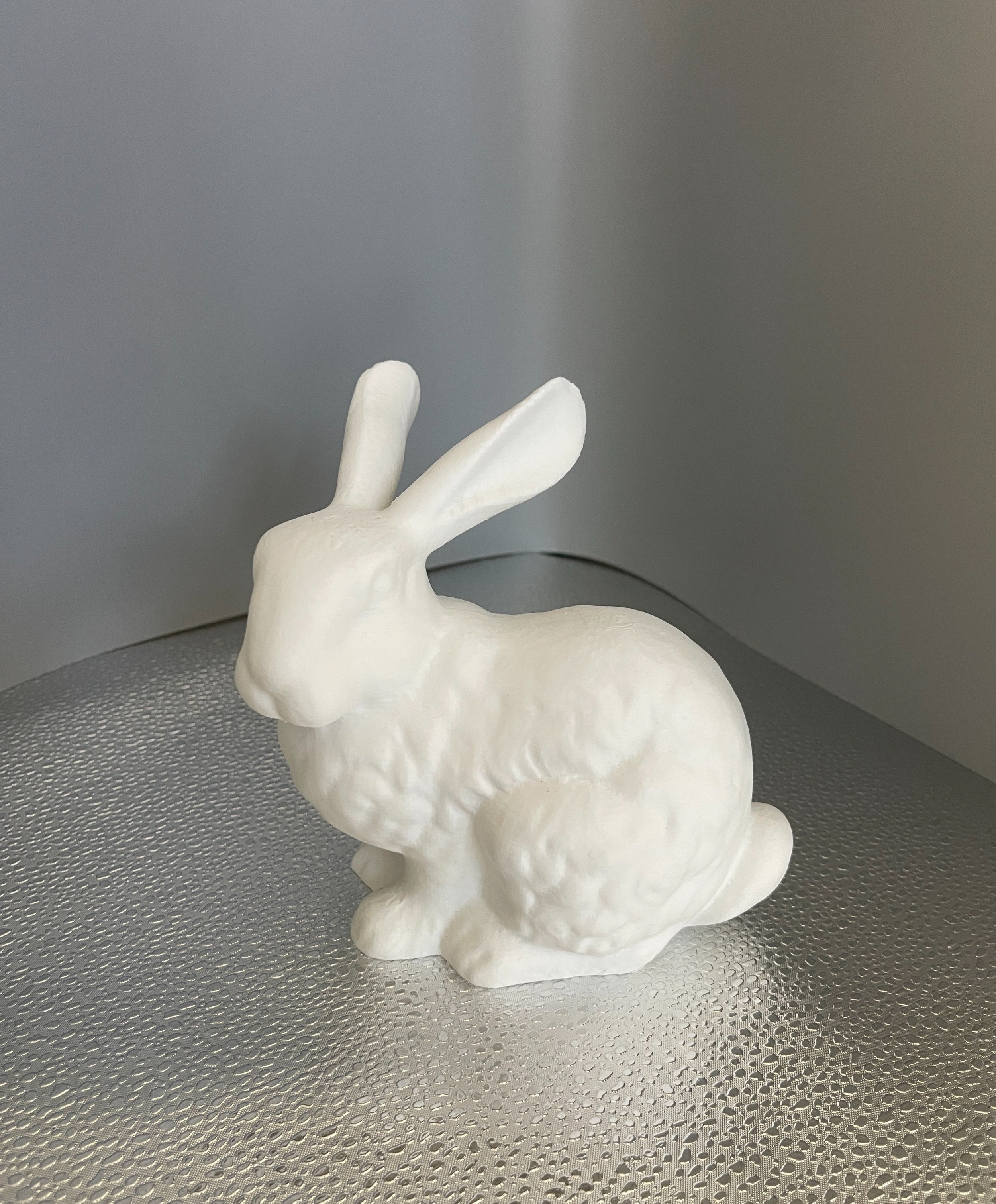 Deko Hase-Größe M (14cm) - BALD WIEDER FÜR SIE DA