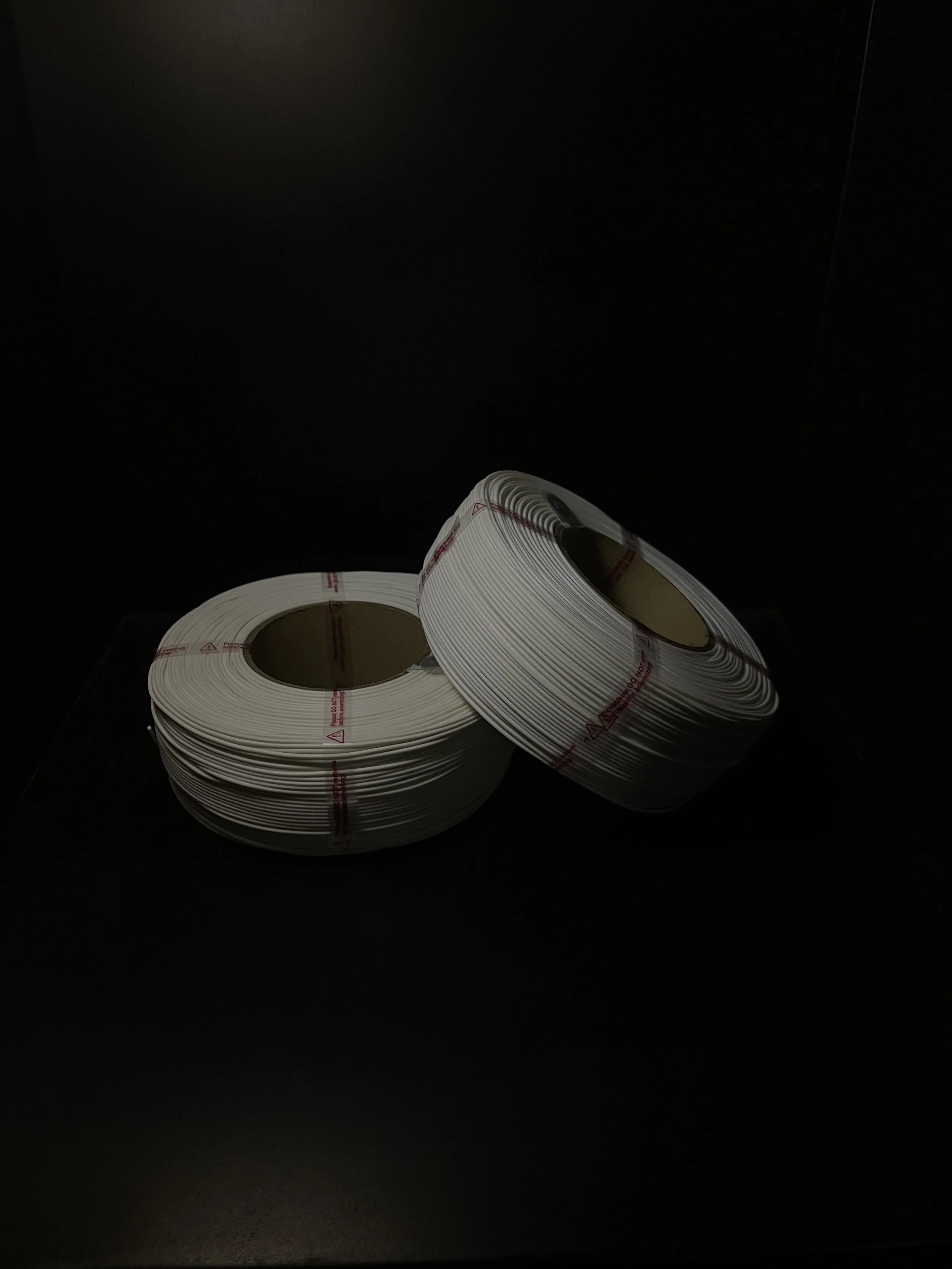 Materialstrenge die für die Herstellung der Objekte genutzt werden.