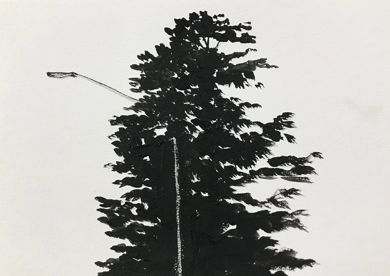 LIGHT OF MY LIFE. Acrylic on paper. A4. 2020.jpg
