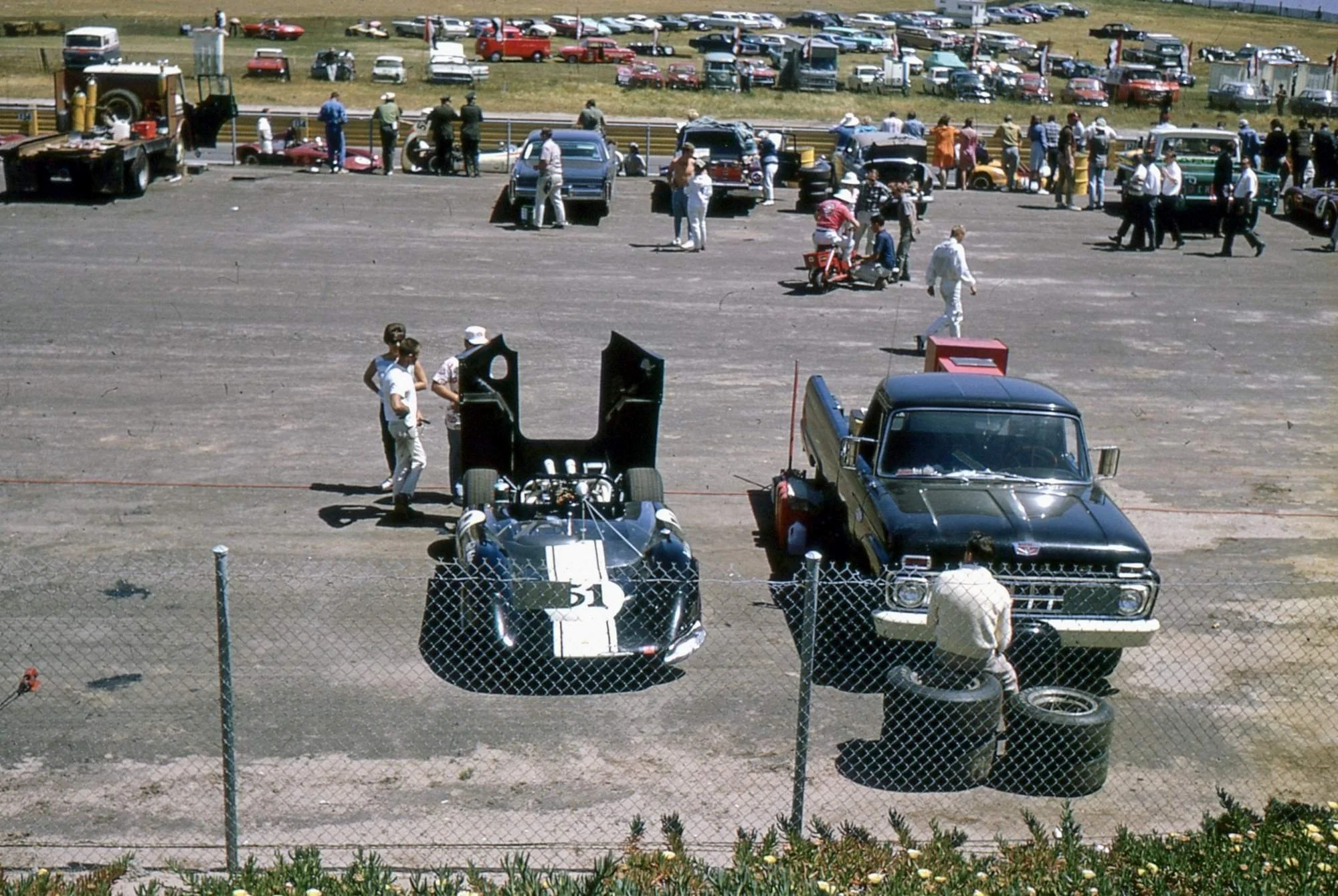 Early Laguna Seca Raceway, Monterey, Ca circa 1966 ?