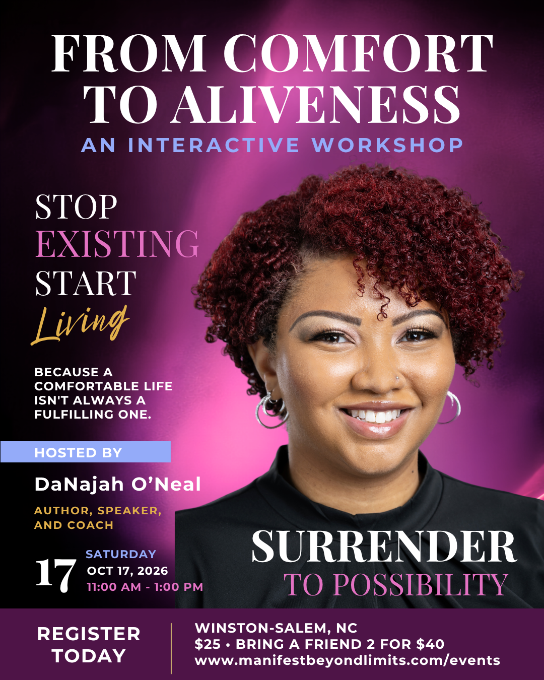 From Comfort to Aliveness