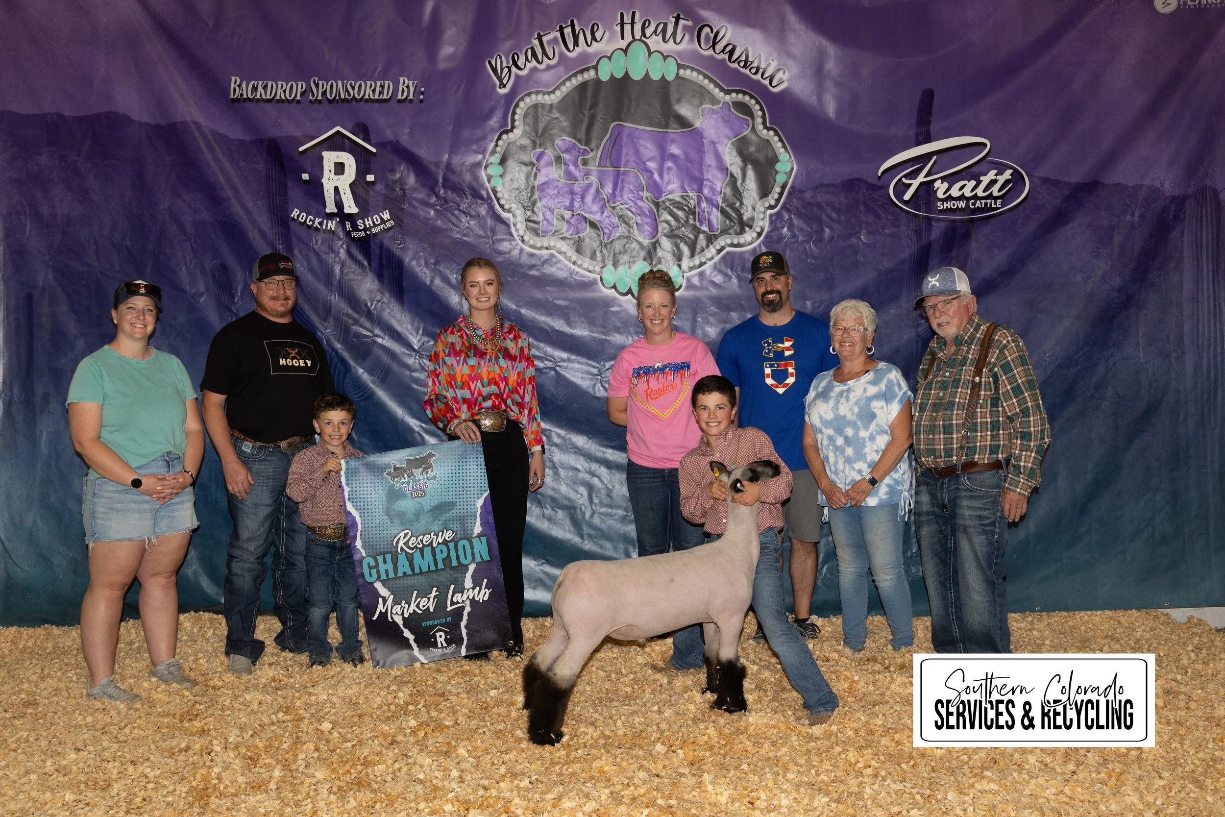 2025 Reserve Champion Market Lamb 