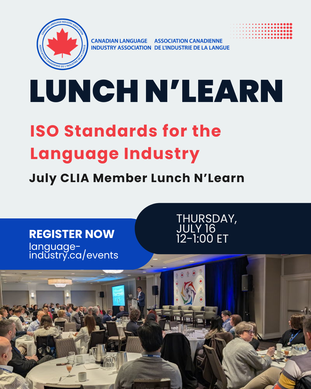 July CLIA Lunch N'Learn