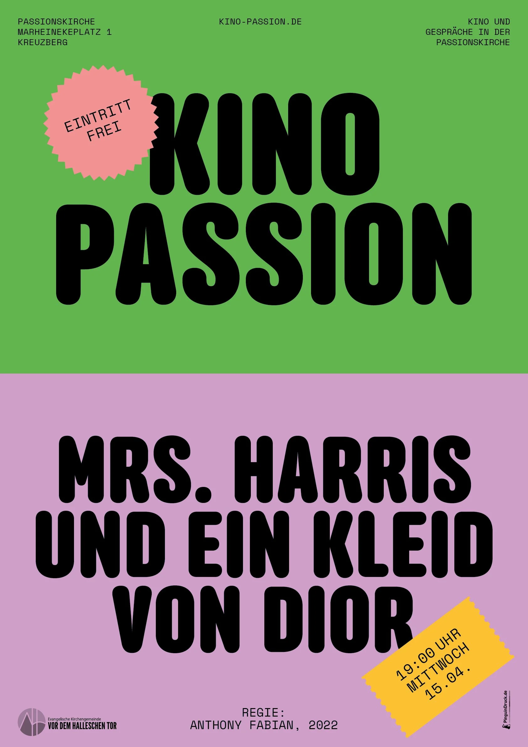 Mrs. Harris und ein Kleid von Dior April 2026