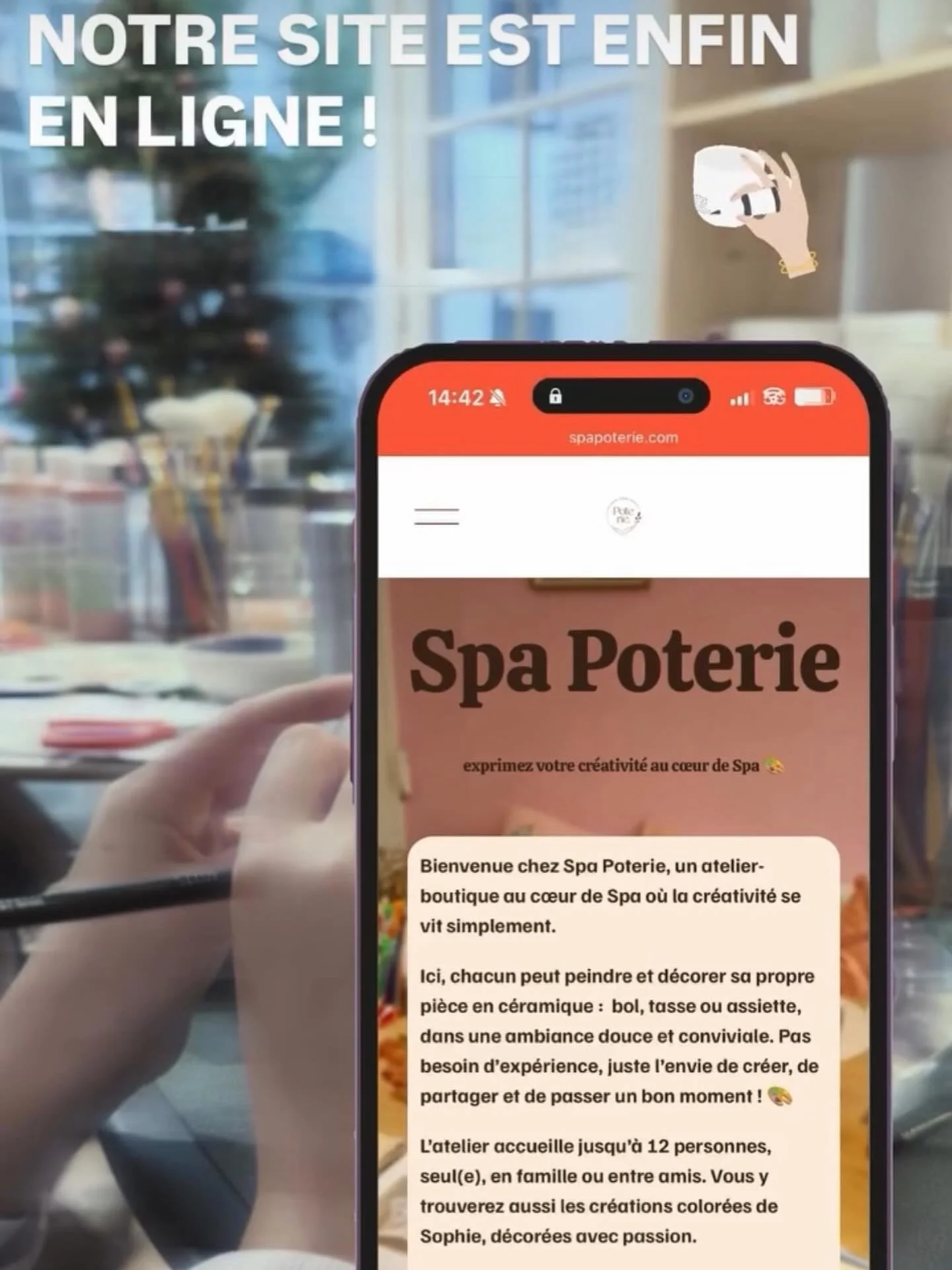 ✨ Notre site internet www.spapoterie.com est enfin en ligne !
On t&rsquo;invite &agrave; venir le d&eacute;couvrir et &agrave; plonger dans notre univers et nos valeurs 🤗
➡️ www.spapoterie.com 🎨🩷🩵🧡
