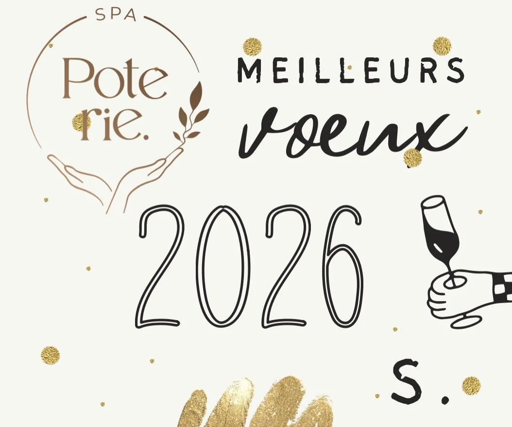 ✨ Bonne ann&eacute;e 2026 &amp; merci ✨

Depuis son ouverture fin mars 2025, Spa Poterie a commenc&eacute; une toute jeune aventure cr&eacute;ative&hellip; et quelle joie de la vivre &agrave; vos c&ocirc;t&eacute;s 💛
Merci &agrave; vous qui &ecirc;t
