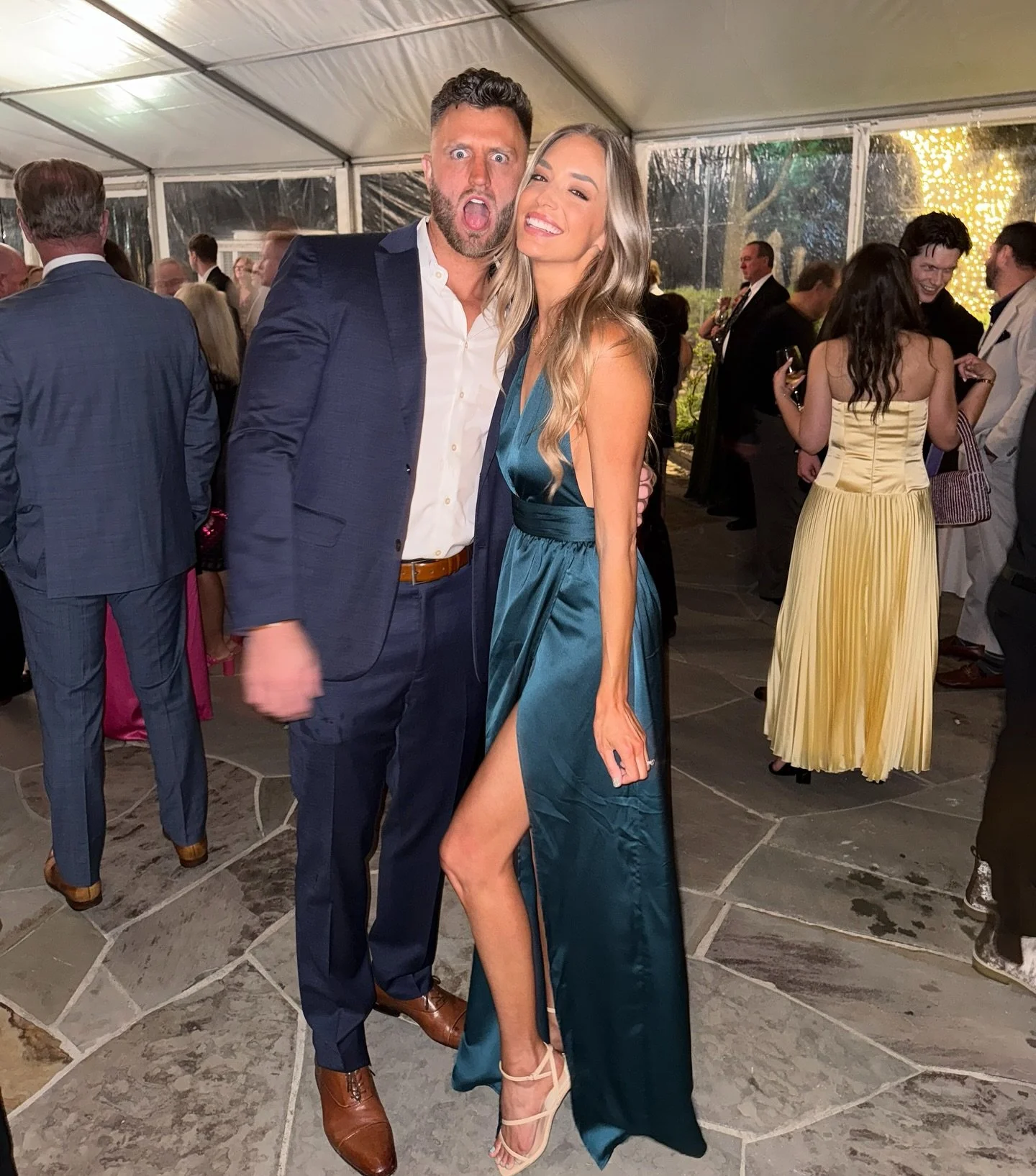 We be all night!! Missing baby daddy already ❤️🍾 congrats to Sadie and Sam on your beautiful night!! @sadiewhitee @samboballin