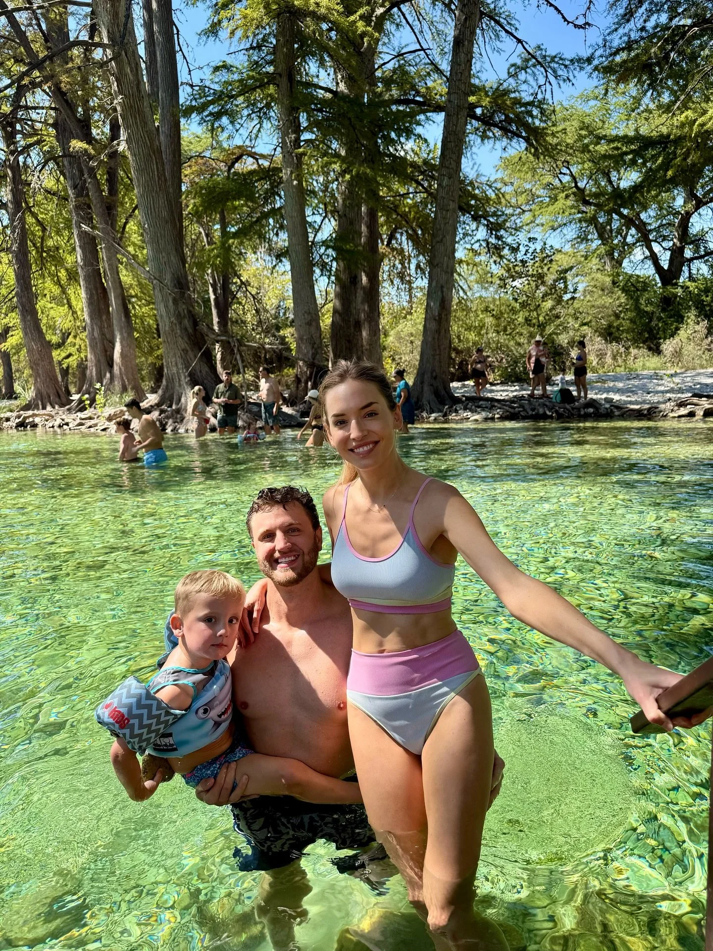 Family time - Somewhere on the Rio Frio, Texas