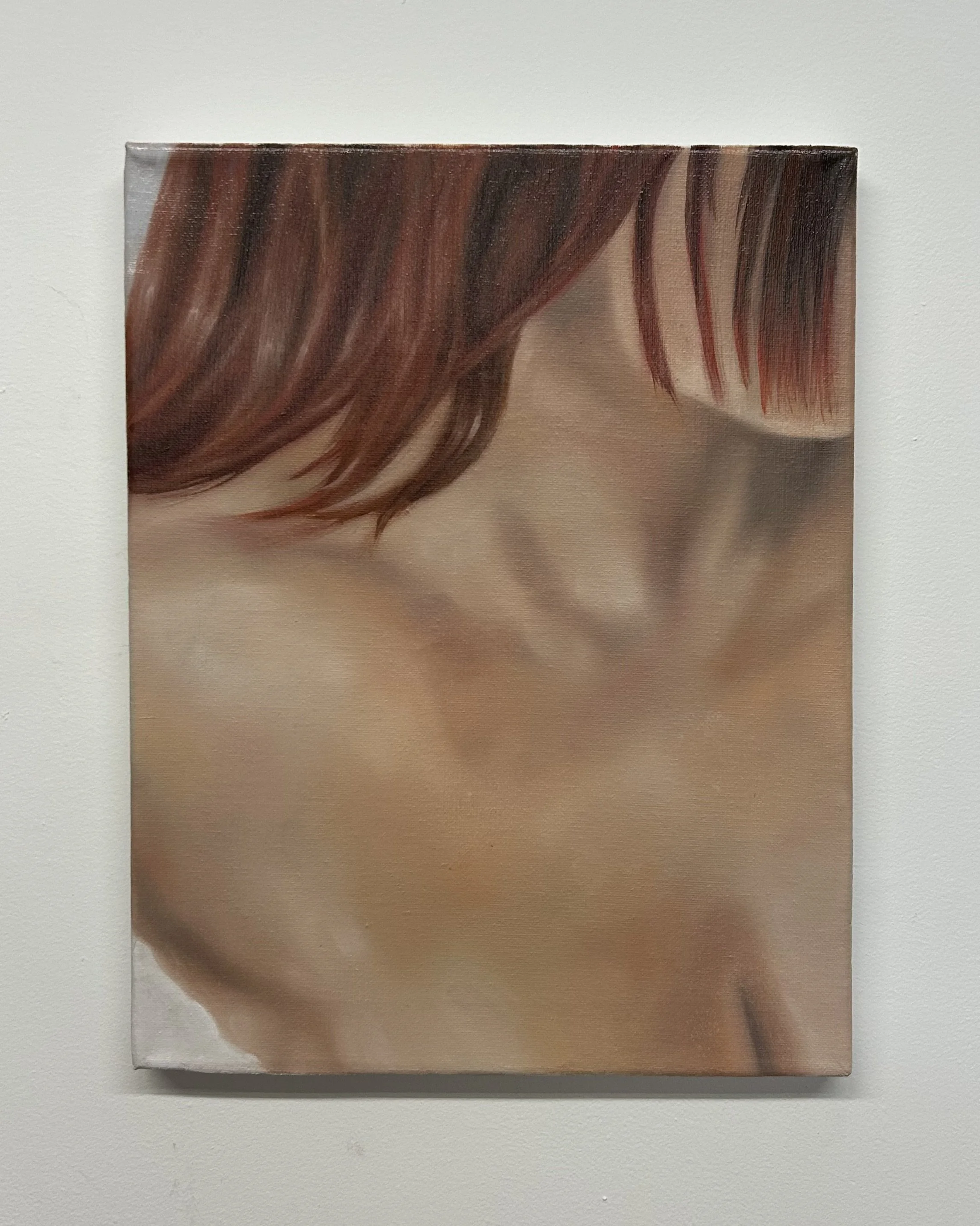"daydreams put themselves to sleep", 11x14 inches, oil on canvas
