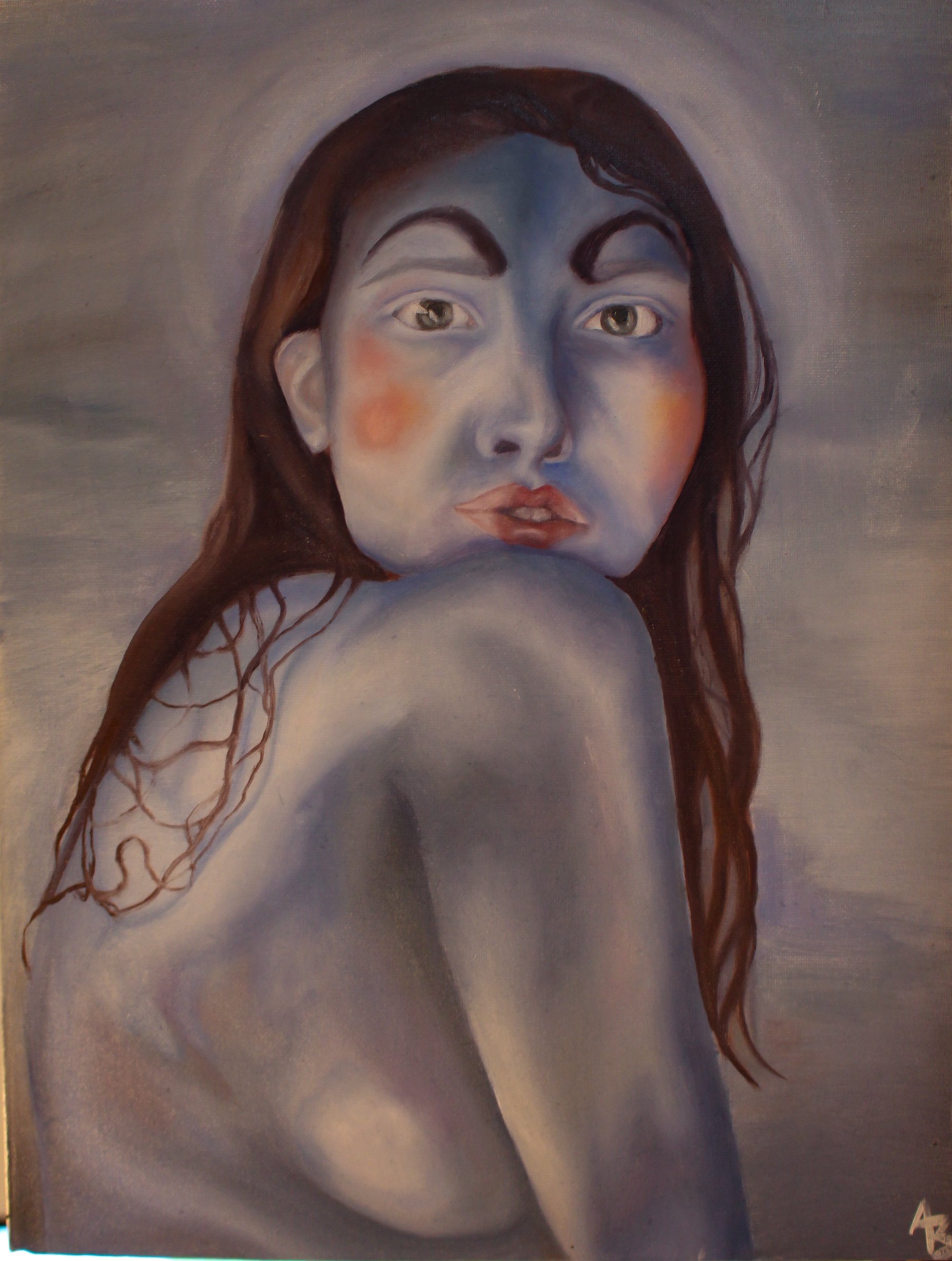 "portrait of Tess", 11x14 inches, oil on canvas