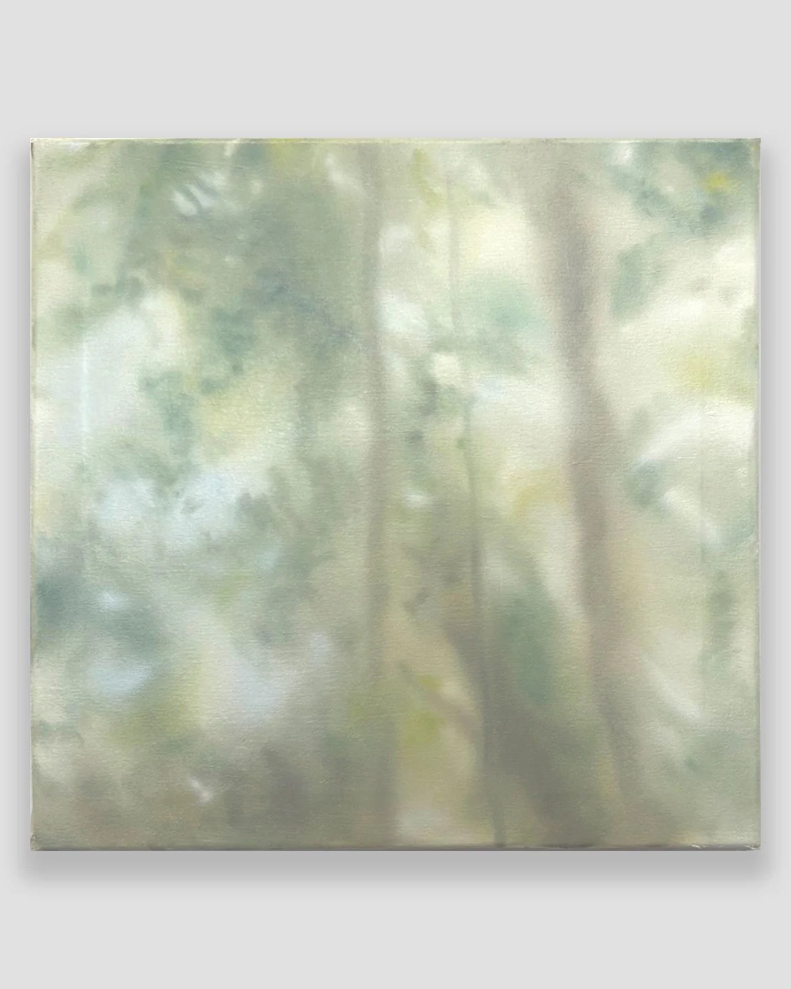 "heaven is after ego death", 20x20 inches, oil on canvas