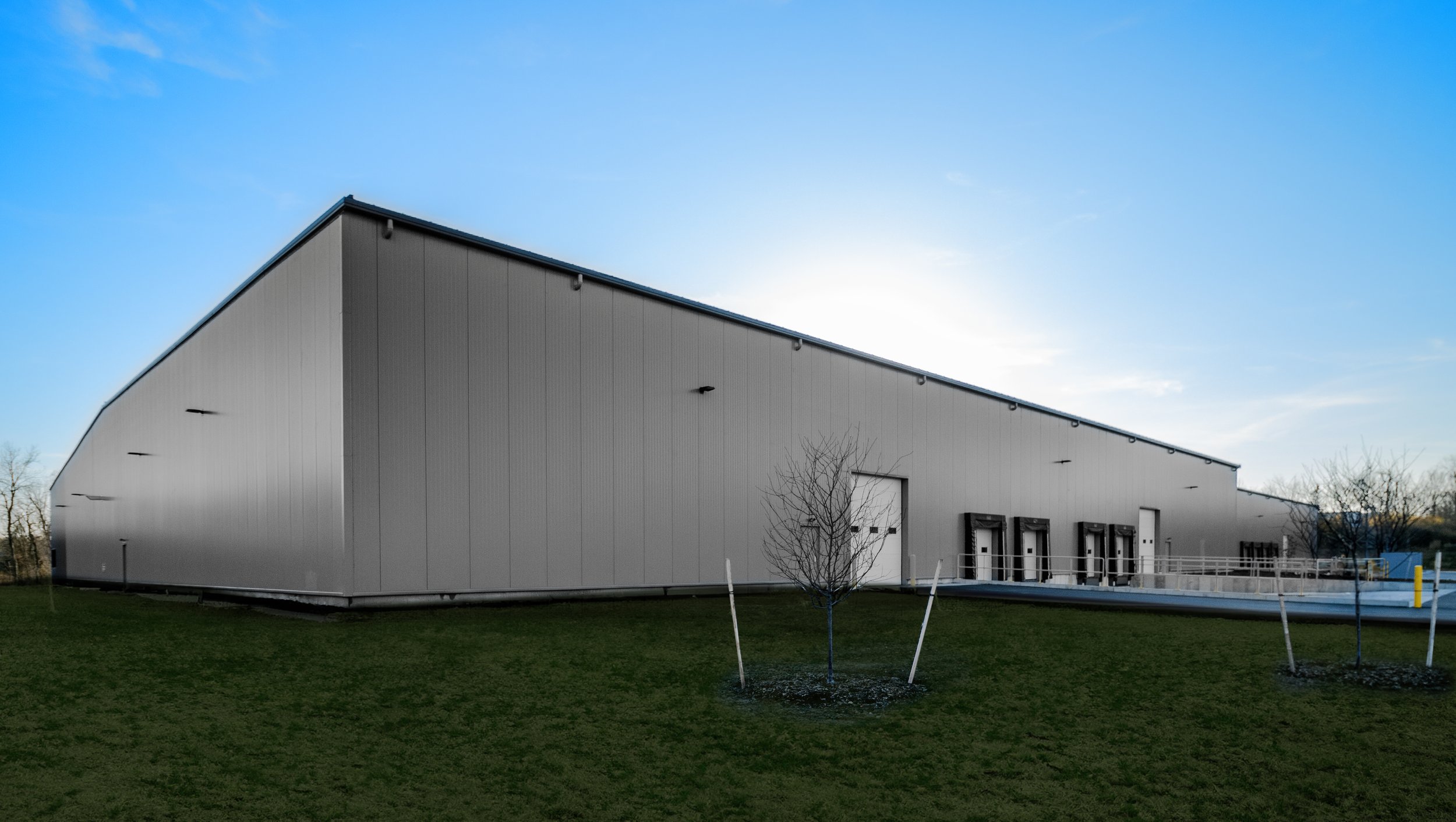 52nd Street industrial development site construction in Caledonia Michigan