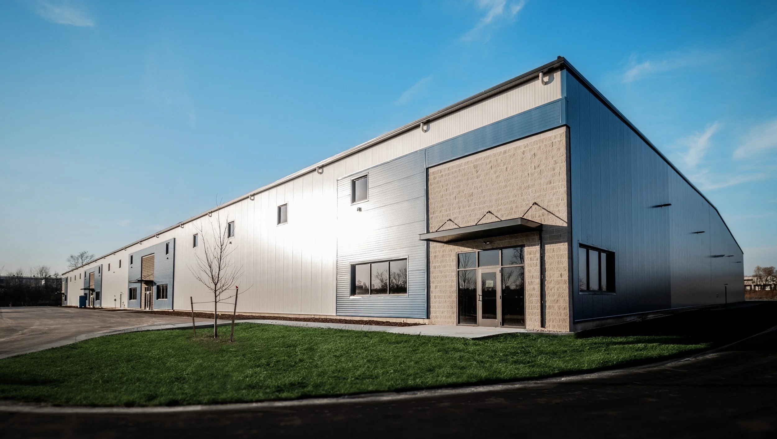 52nd Street industrial development site construction in Caledonia Michigan