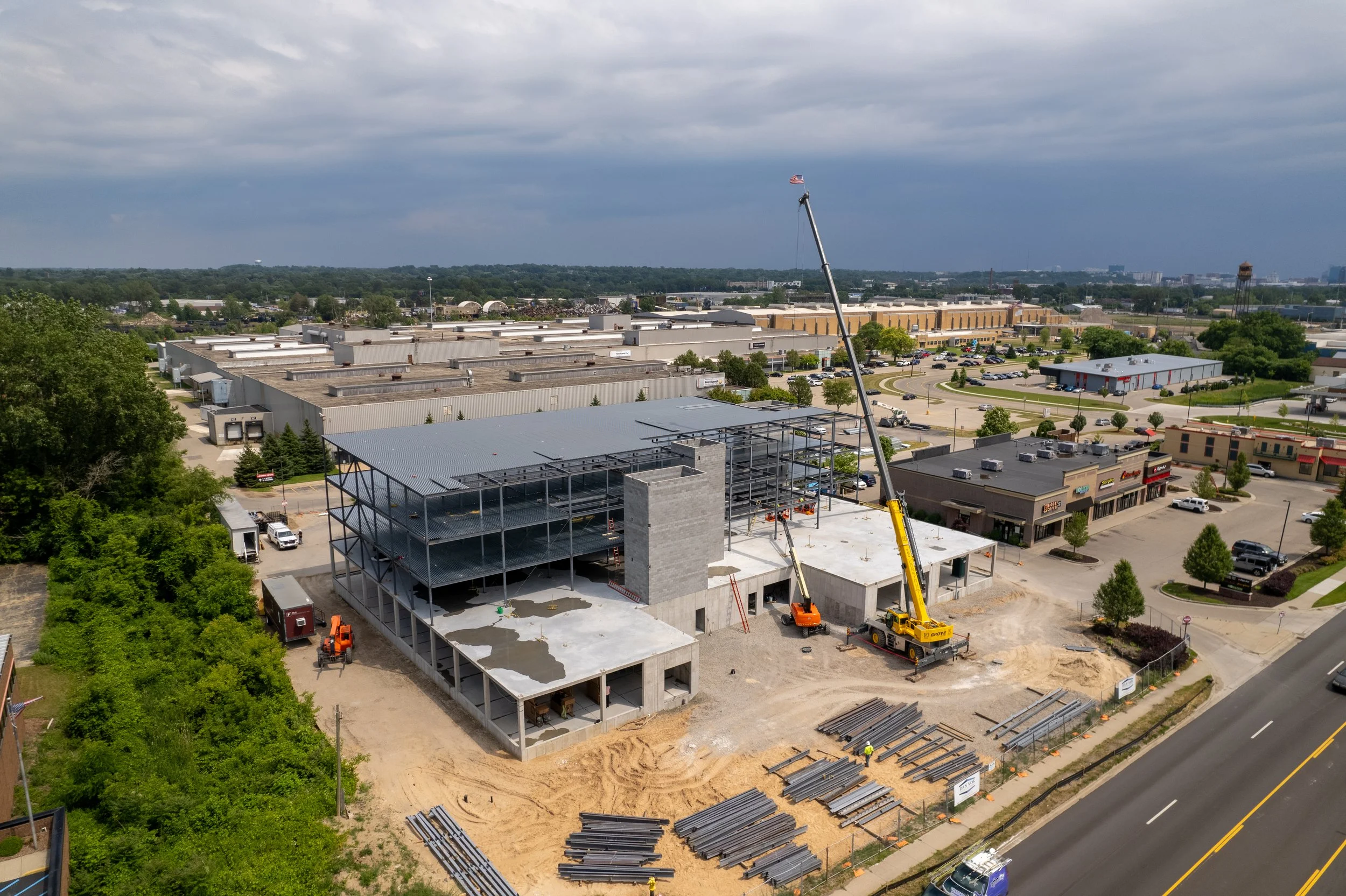 U-Haul multi-level storage facility constructed by FCC Construction