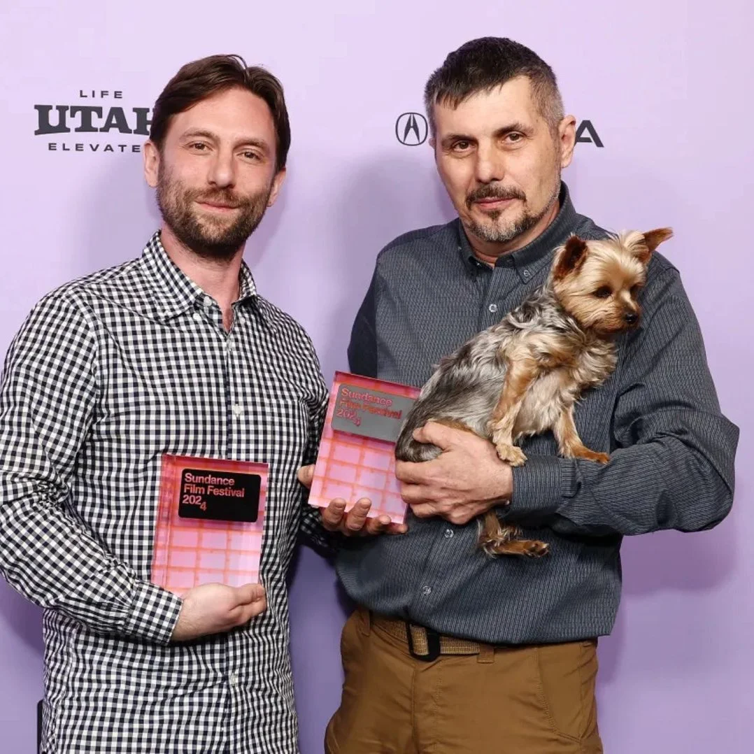 Sundance Brendan and Slava Hold Awards.jpg