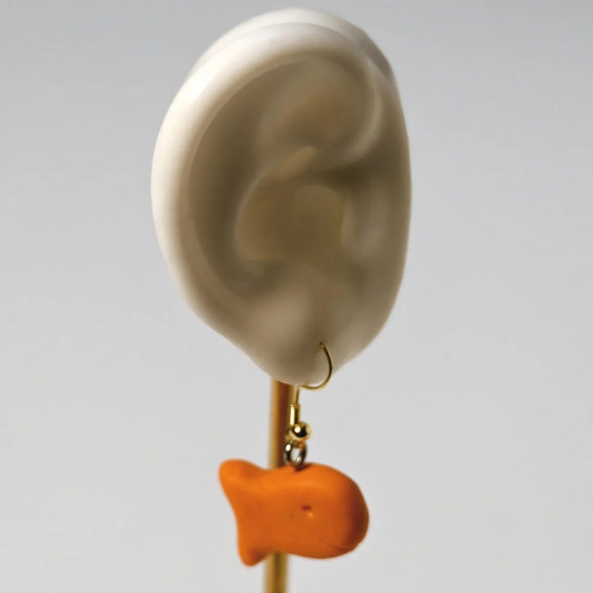 Extra Cheddar Goldfish Earrings
