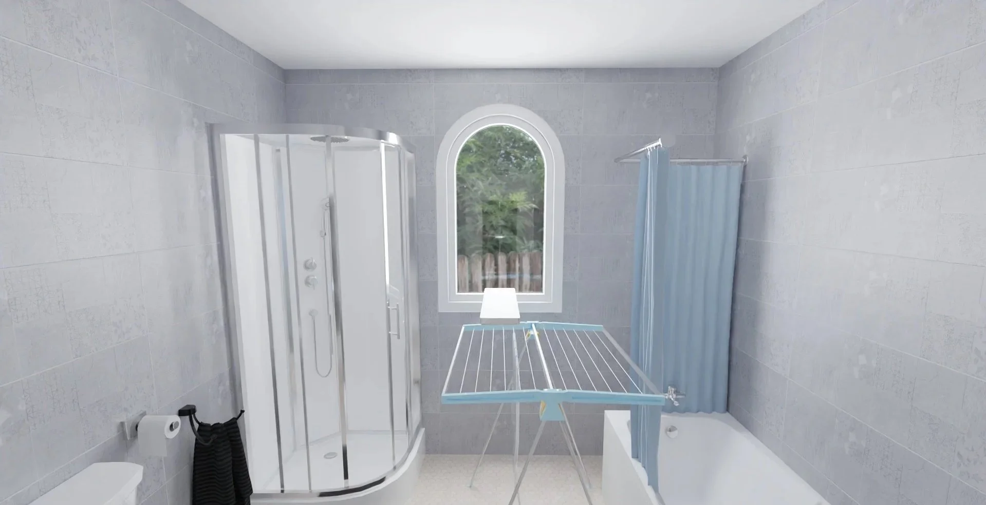 Cas de figure 2 - Rénovation - AVANT - Salle de bain