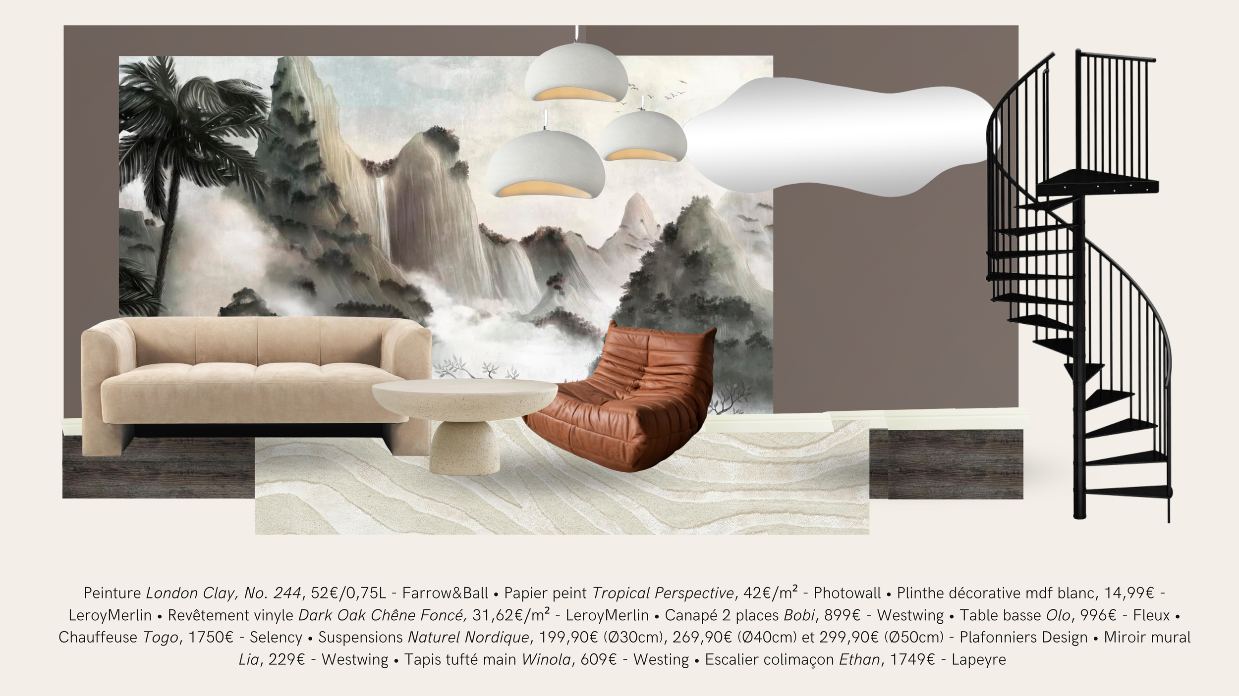 Projet Futura : En apesanteur - Planche sélection - Salon