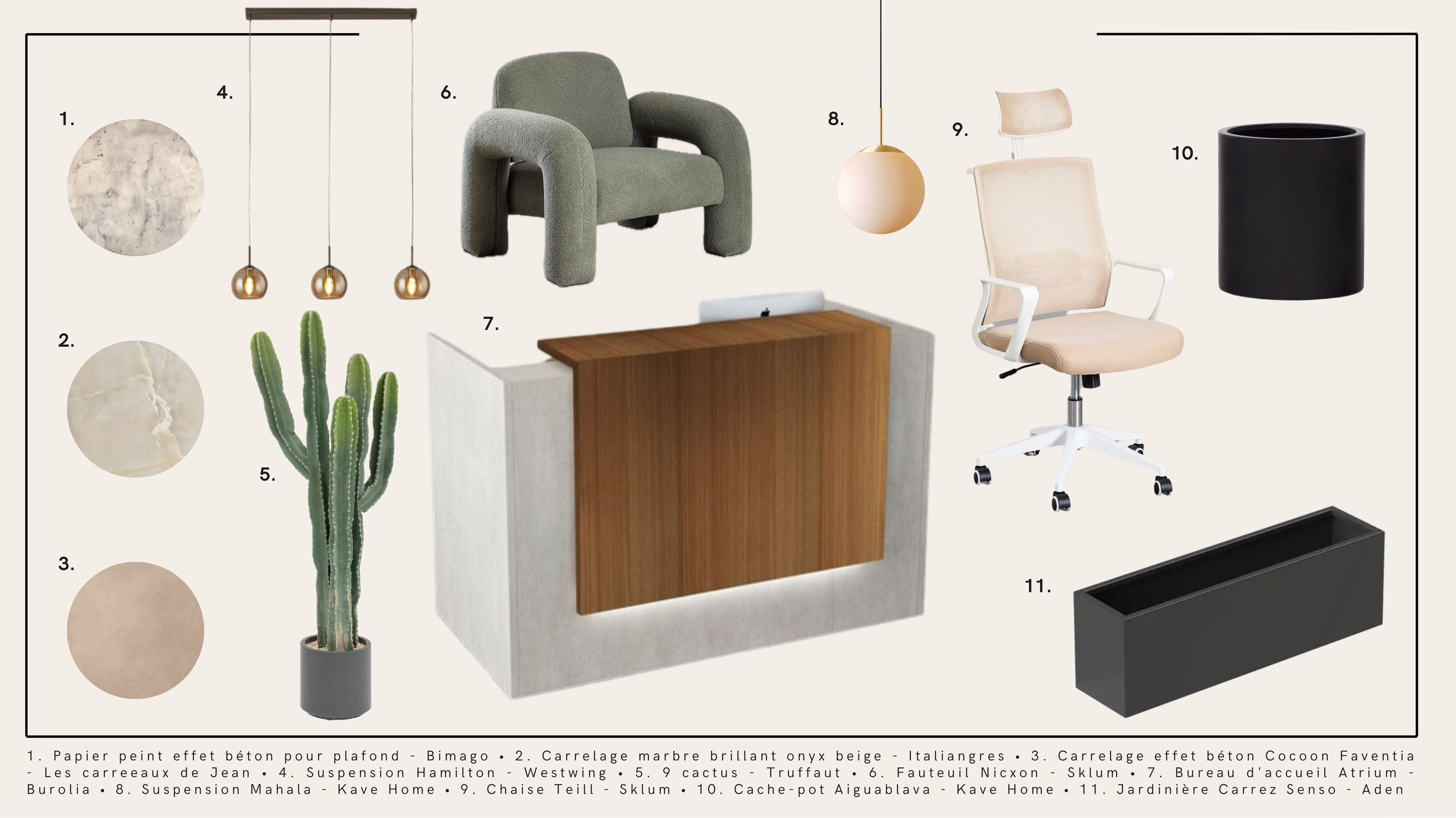 Projet Jardin d'hiver - Planche sélection - Accueil