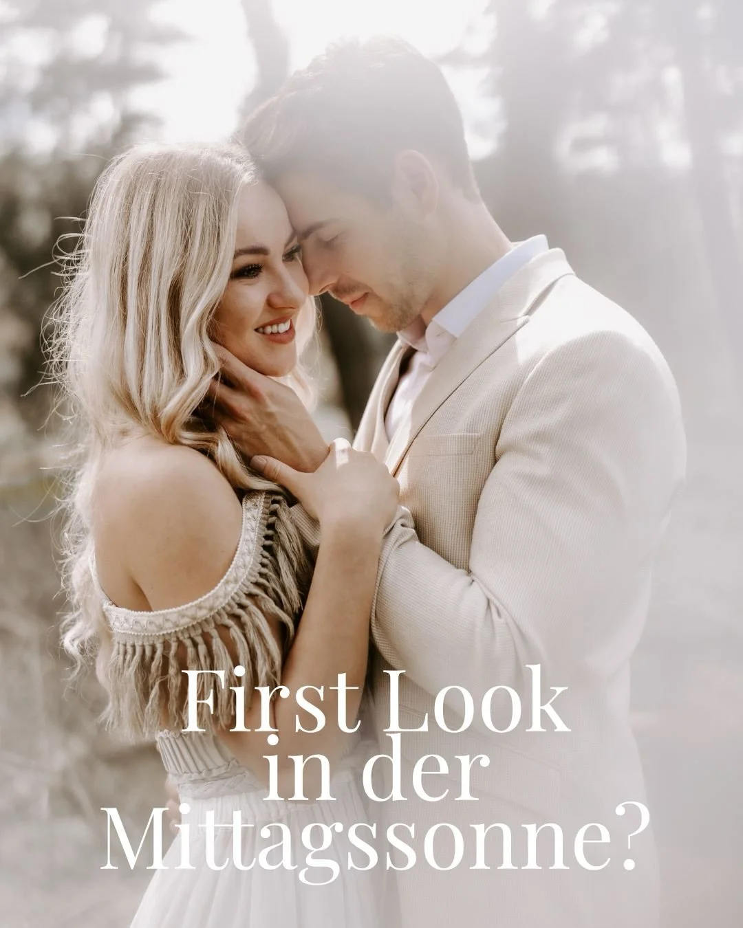 Die HOCHZEITSSAISON startet und das Wetter wird gerade ja sooooo krass 😱😱😱😱 da d&uuml;rfen sich ja schonmal alle Paare, die am Wochenende heiraten Extrems freuen- yaaaaaay! 🍀🍾🤍

Und dann- keine Wolke weit und breit am Himmel. Sonne knallt. Und