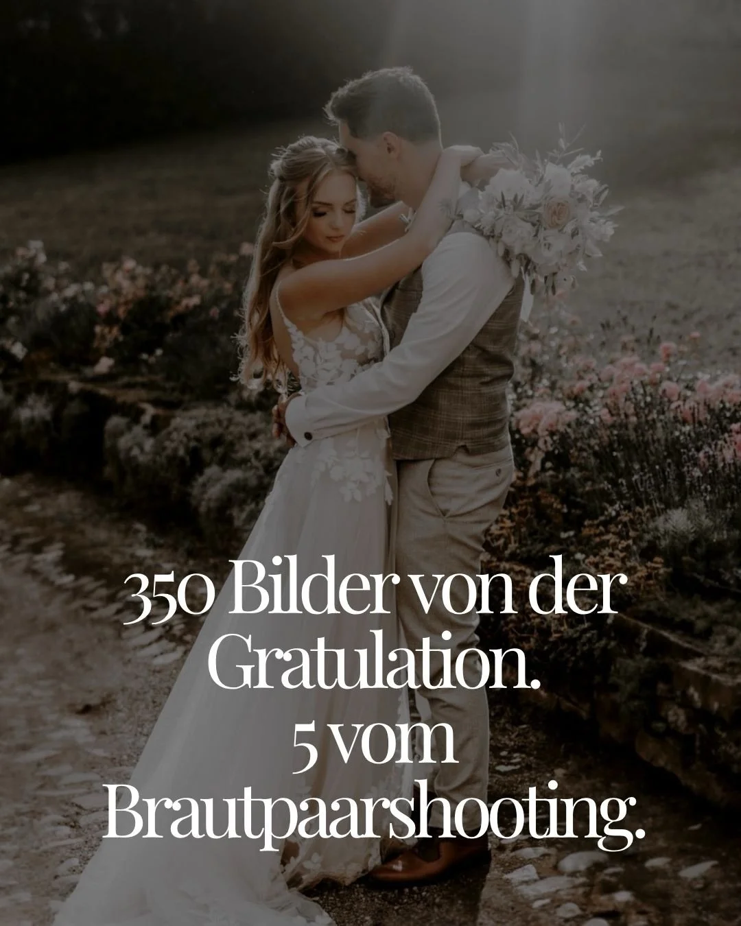 Paar Minuten Gratulation, das reicht. 

Wenn das gekl&auml;rt ist, dass ich so arbeite, kann ich den Tag entspannt weiter fotografieren 😍🤍
Und es ist genug Zeit f&uuml;r die Quality Time.

Solche Absprachen sind wichtig, weil es dar&uuml;ber entsch