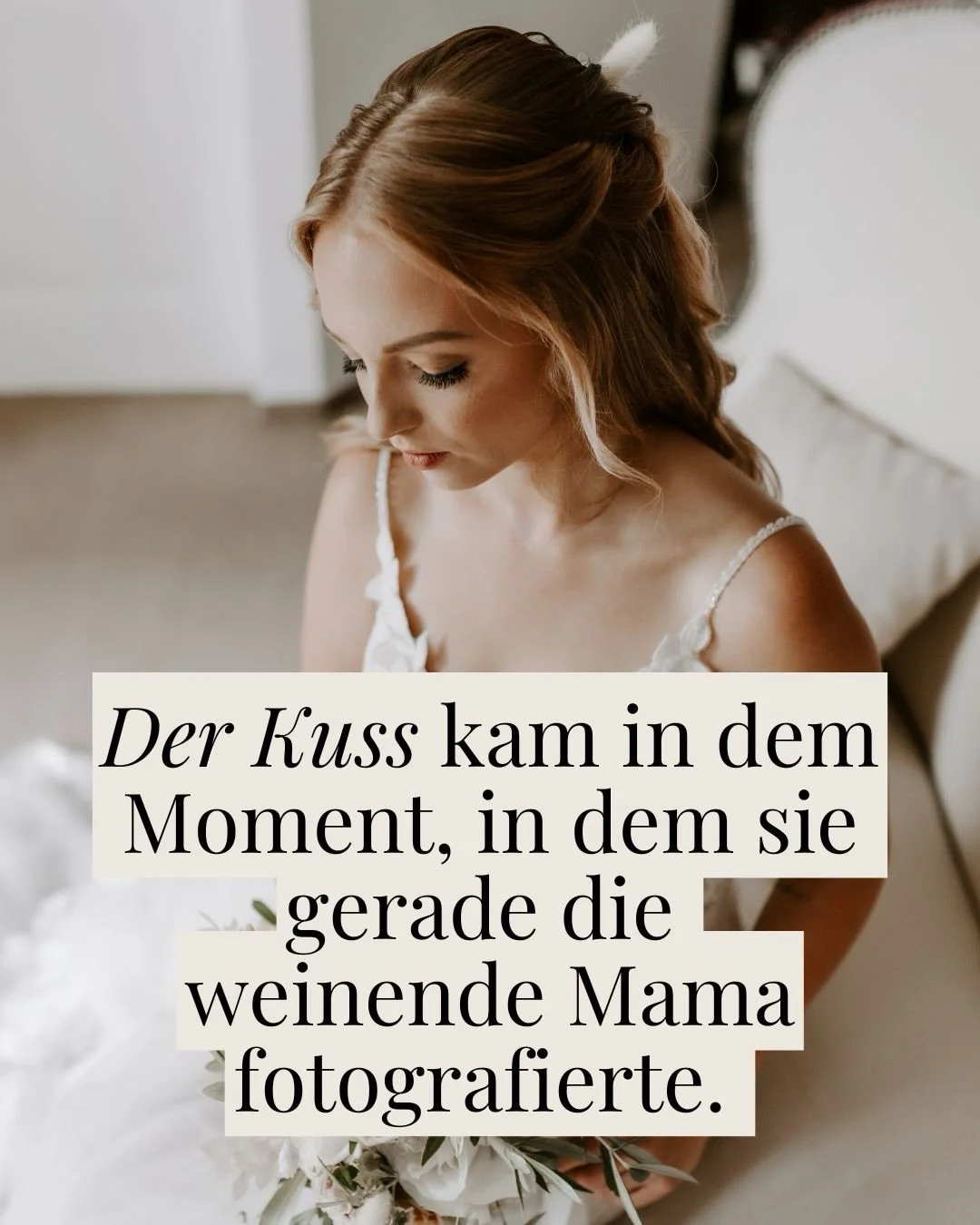Der Kuss ist nat&uuml;rlich mit einer der wichtigsten Momente an so einem Tag. Und wie oft es ist gerade in der Kirche damals bei mir schief gegangen. Wieviele verpeilte Pfarrer ich schon hatte - oder sogar Pfarrer, die meinten, dass das in der katho