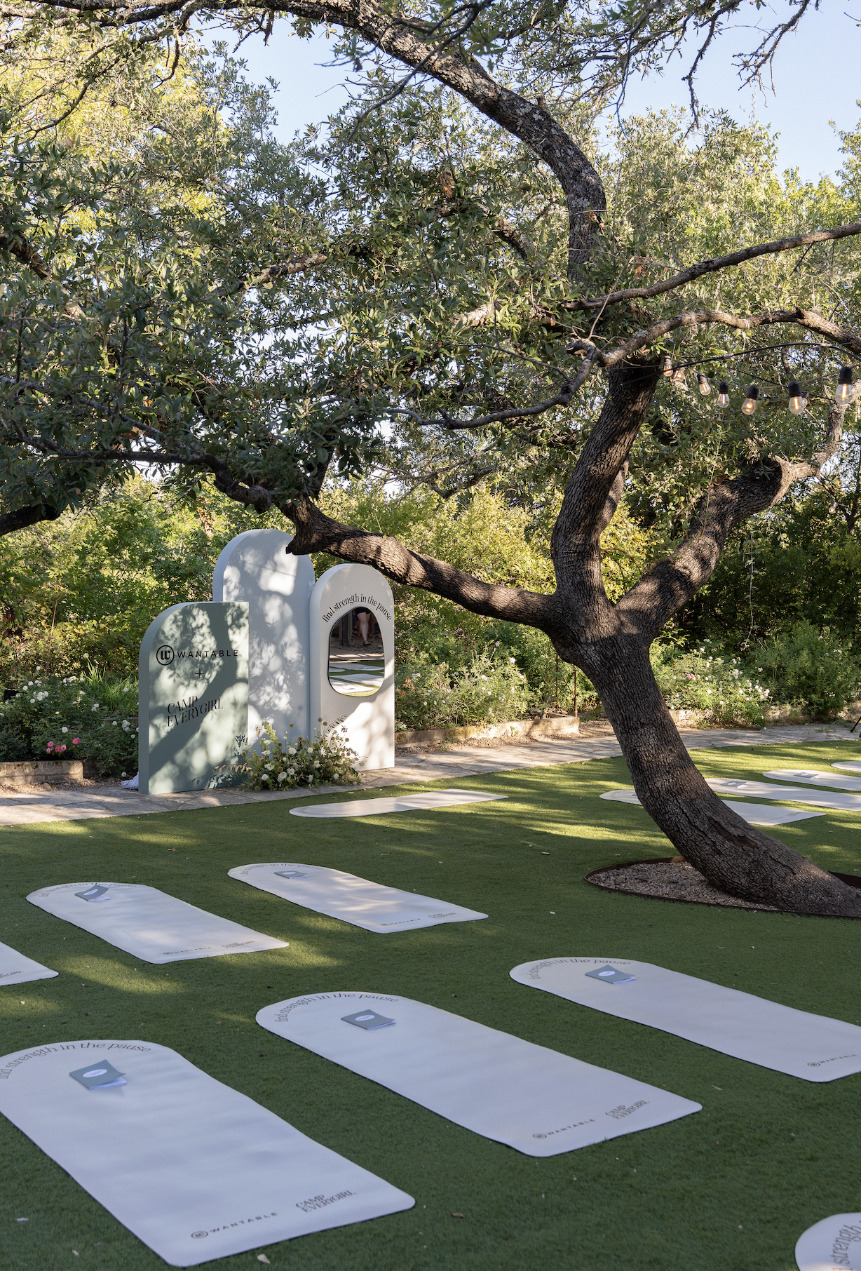 partner sessions help elevate the Camp Everygirl experience with campers taking home custom luxury yoga mats