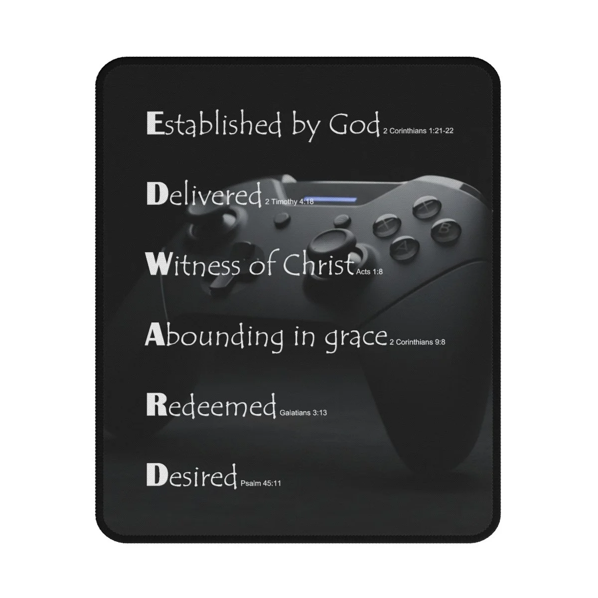 BlessD Personalized Name Art - Gaming Mouse Pad - Gaming