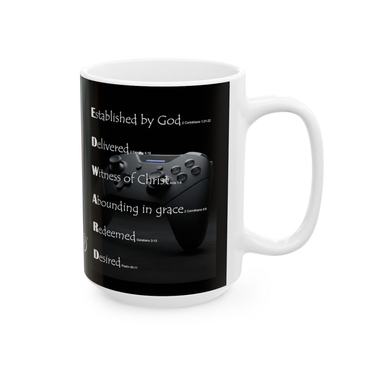 BlessD Personalized Name Art - 15oz Mug - Gaming
