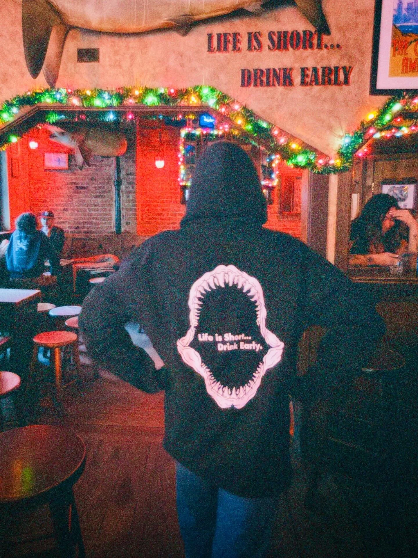 By popular demand&mdash;the hoodies you&rsquo;ve been begging us to bring back have officially made their comeback. Everything else is restocked too. Available here at the bar or online. Order this week if you want it under the tree. Link in bio.
