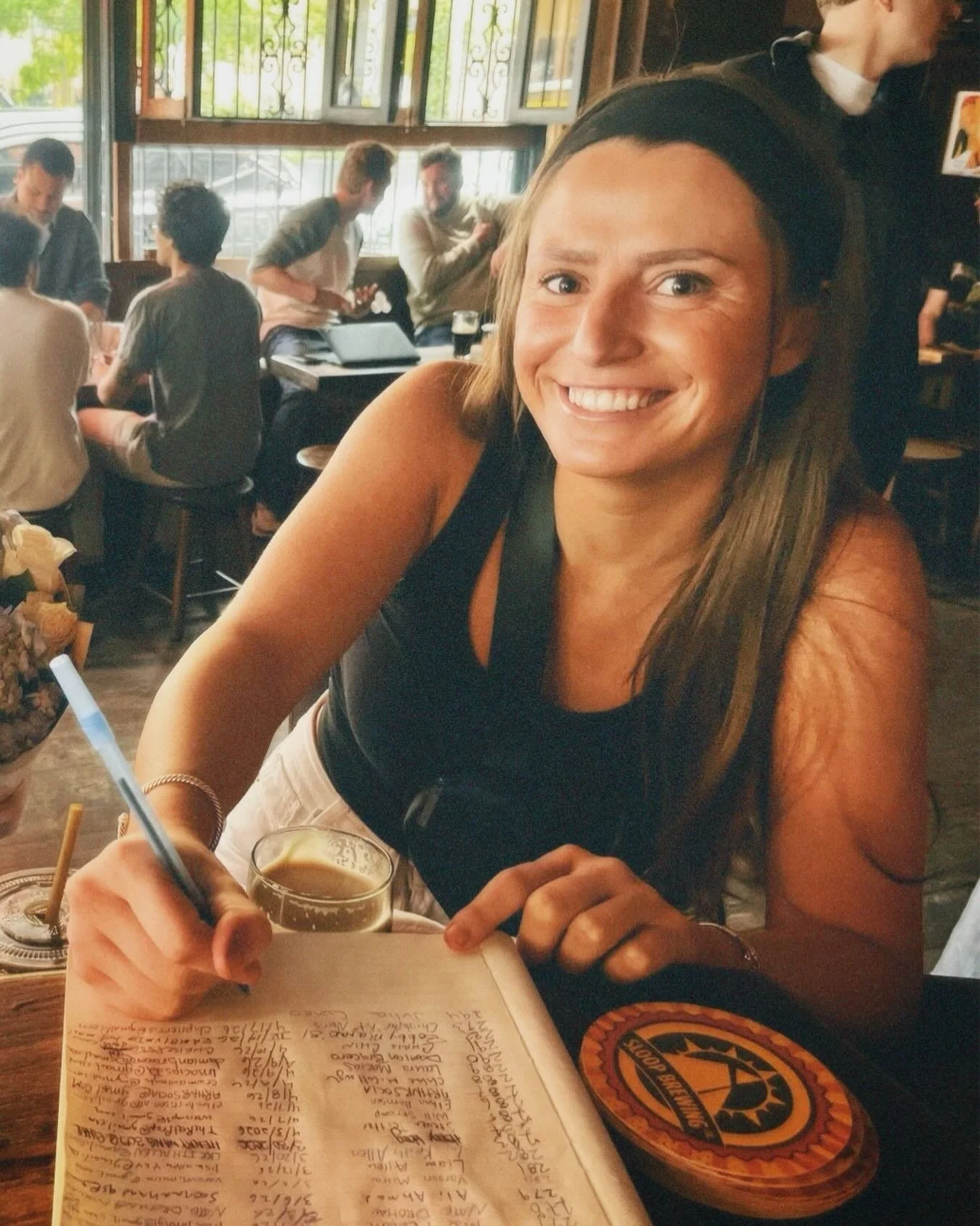 Please join us in congratulating Julia on her official entry into the Early Morning Drinkers Society. 

Lucky member #294, Julia truly put her heart and soul into earning this one &mdash; a strong showing, serious dedication to the cause, and now off