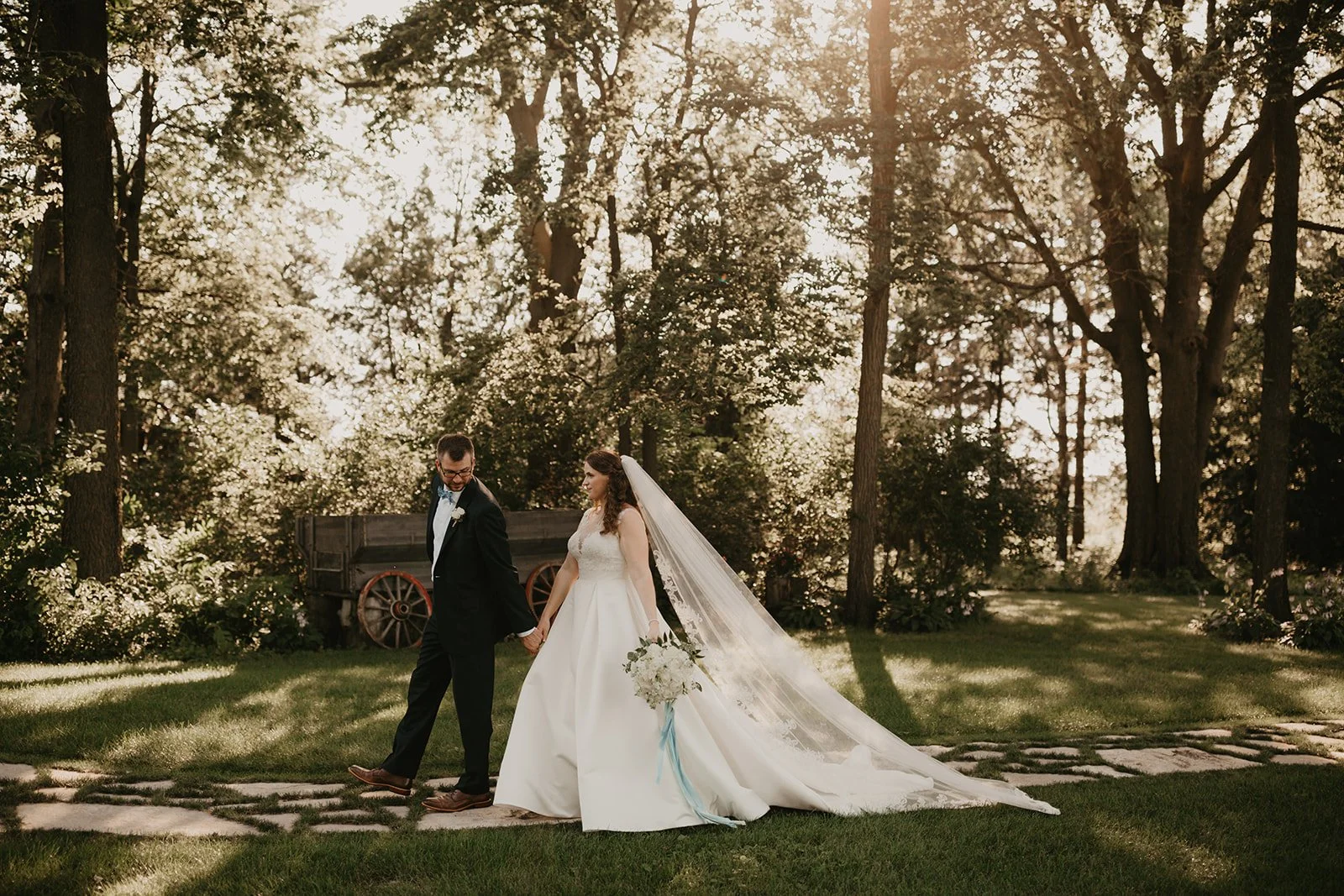 wooded farm wedding venue