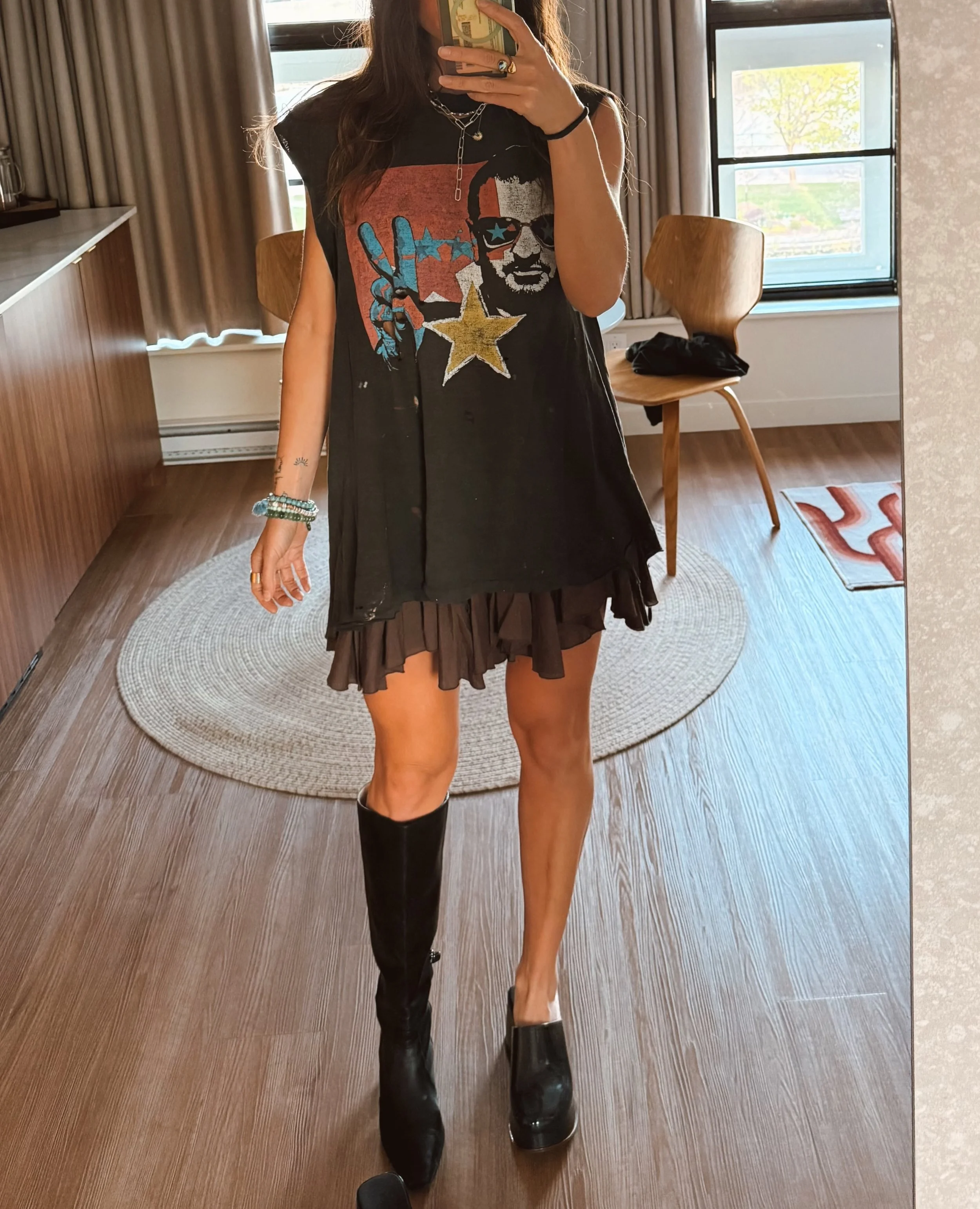 I wore the boots
