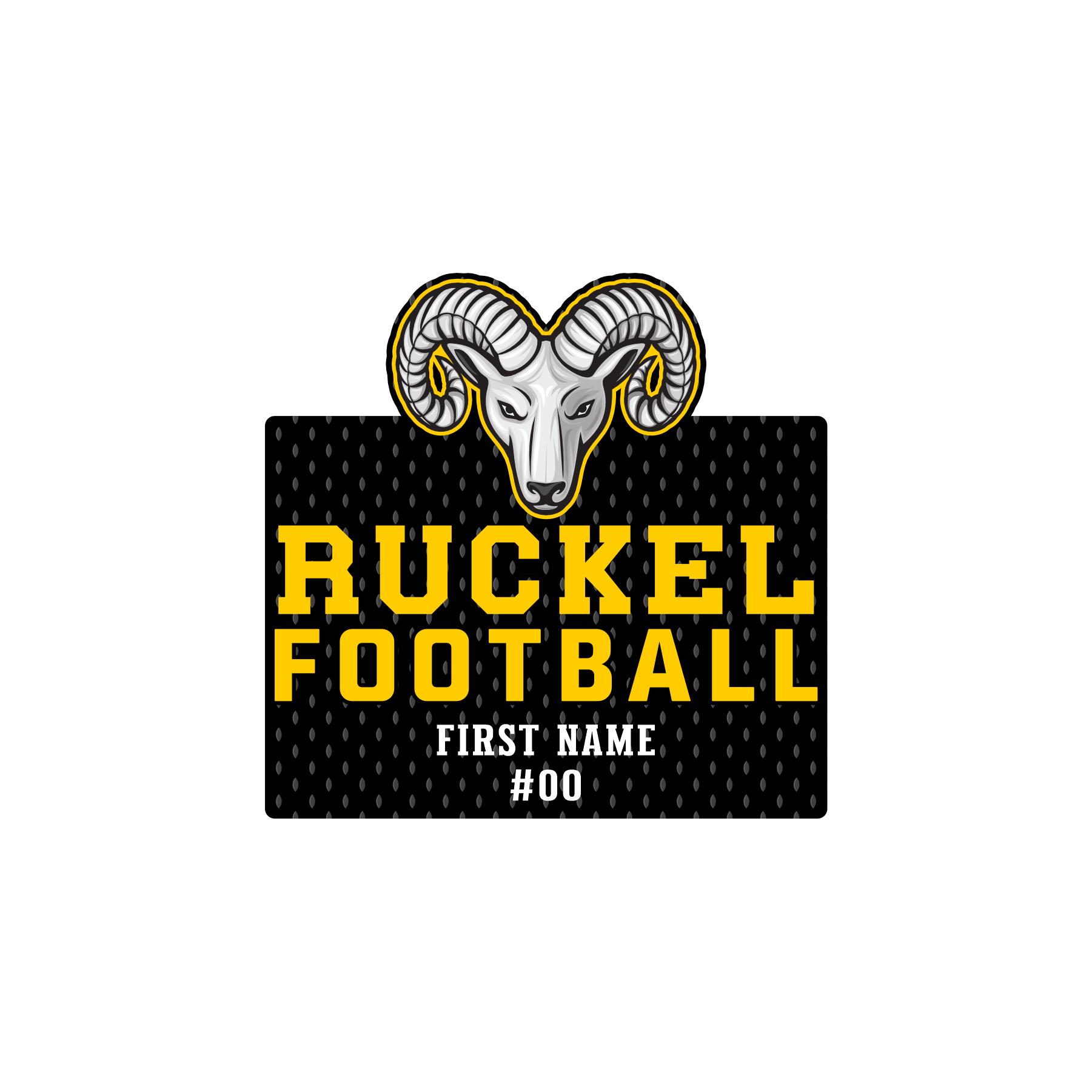 Ruckel MS Football magnets 77106.png