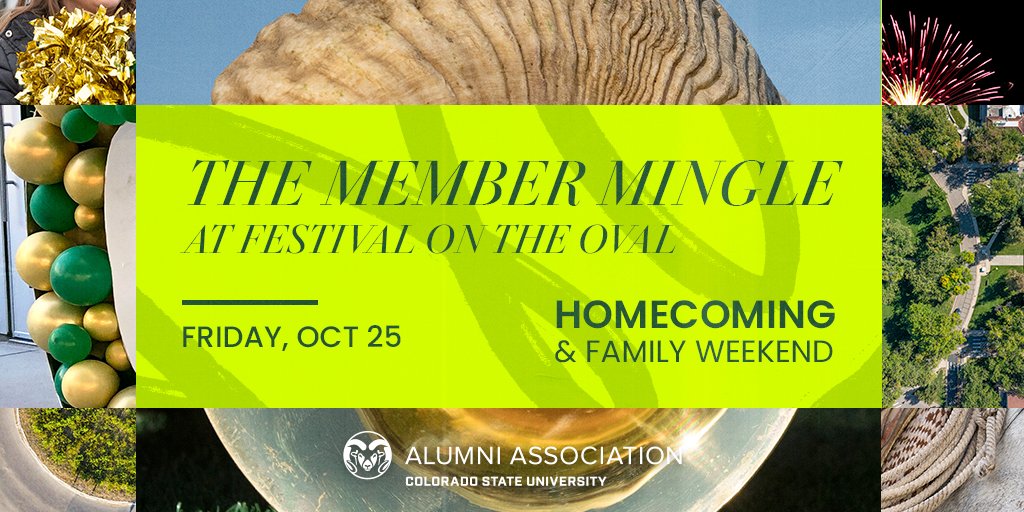 Social media graphic for The Member Mingle event