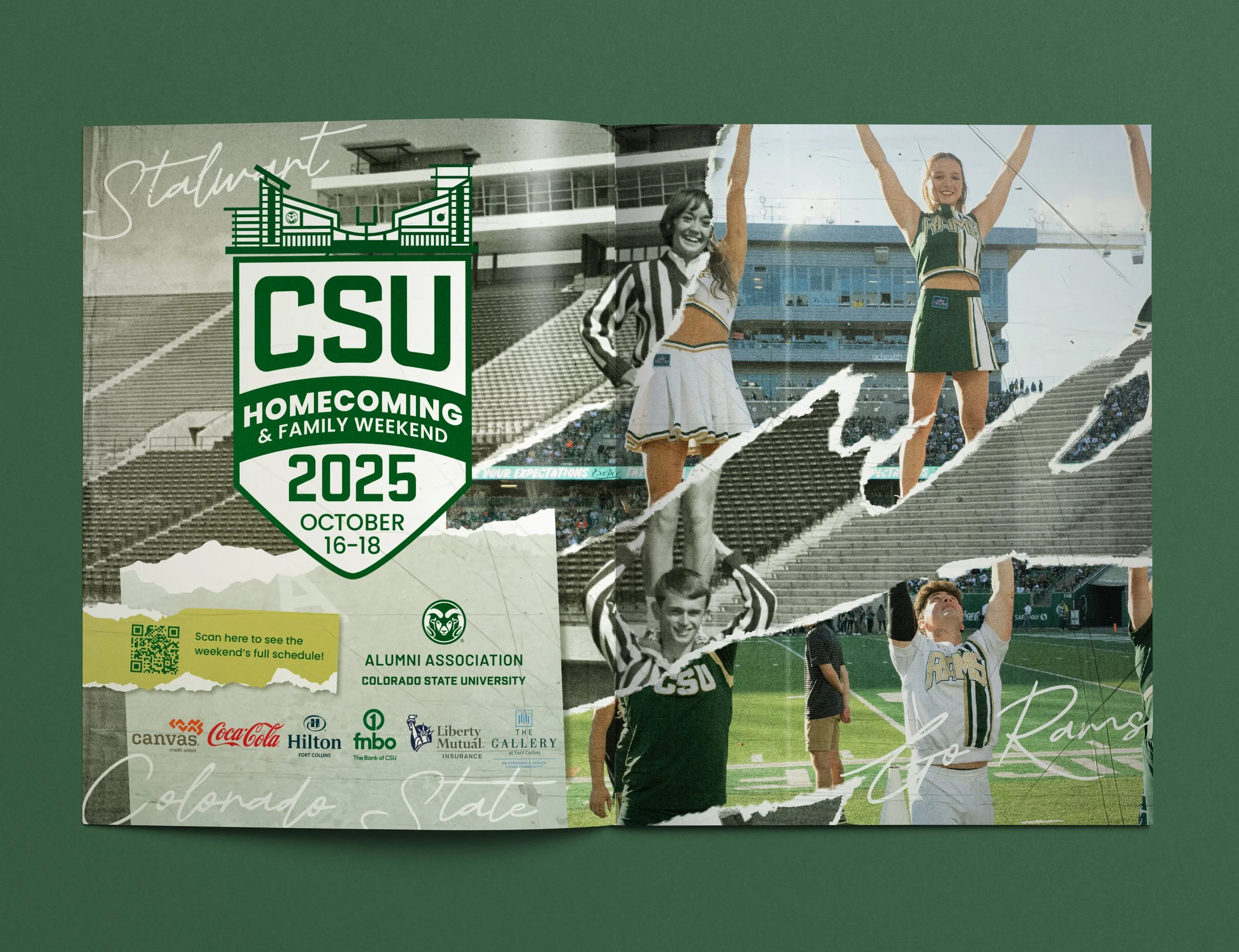 Save the Date full-spread magazine ad