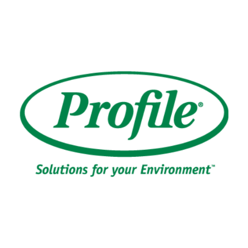 Profile logo with green text and slogan "Solutions for your Environment."