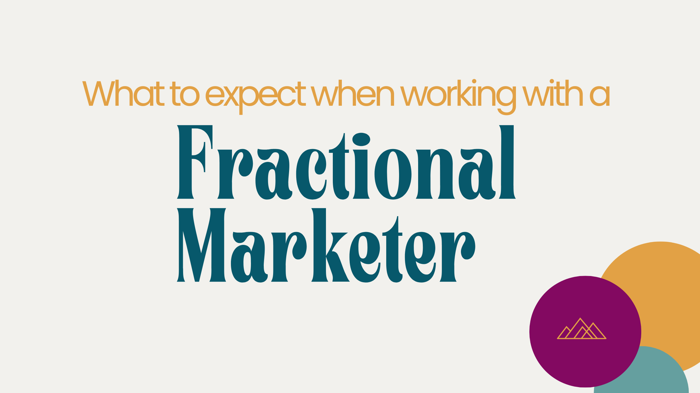 What to Expect When Working with a Fractional Marketer
