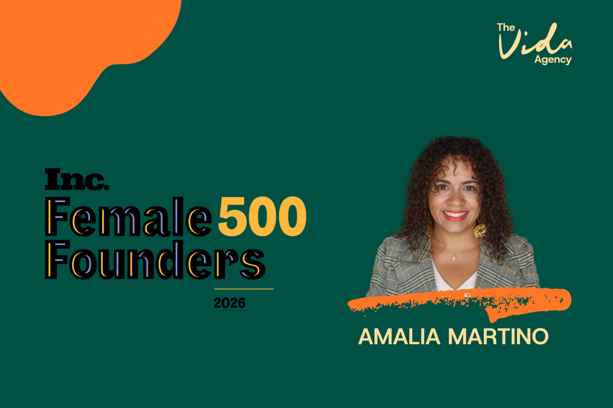 Inc. Names The Vida Agency, Amalia Martino to Its 2026 Female Founders 500 List&nbsp;