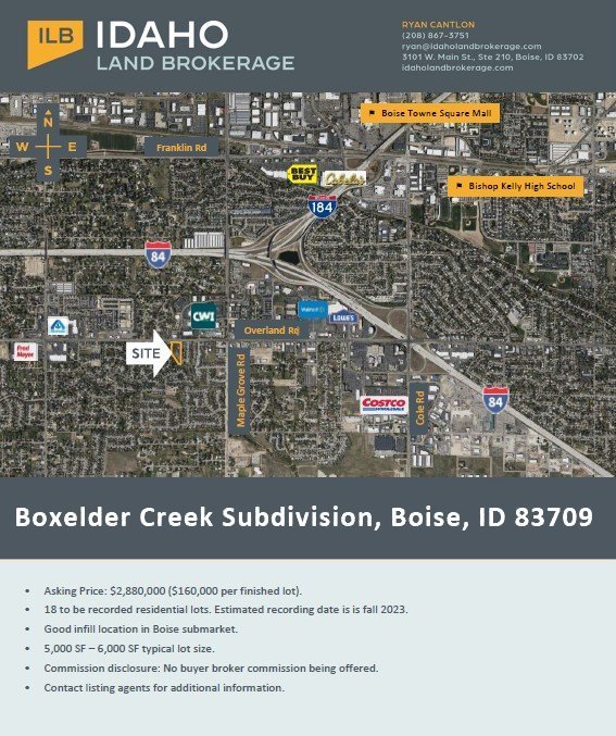 Boxelder Subdivision, Boise, ID 83709