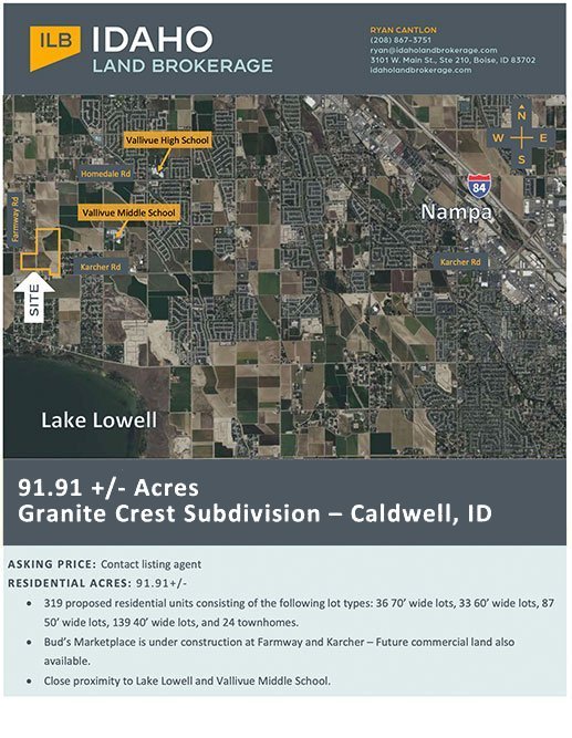 Granite Crest Subdivision, Caldwell, ID 83607