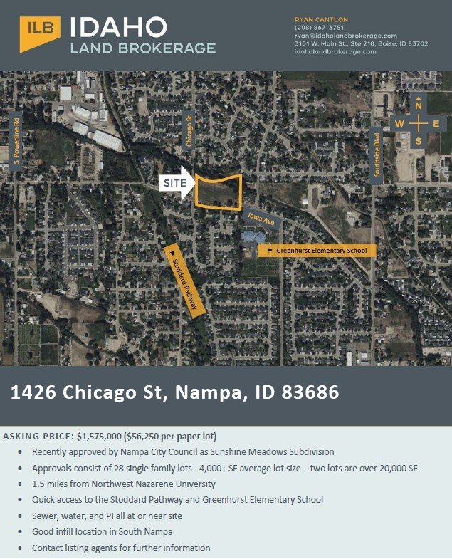 1426 Chicago St., Nampa, ID 83686