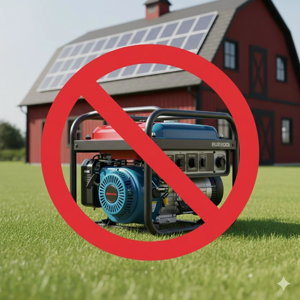 One Year Off Grid. Zero Use of Generator!