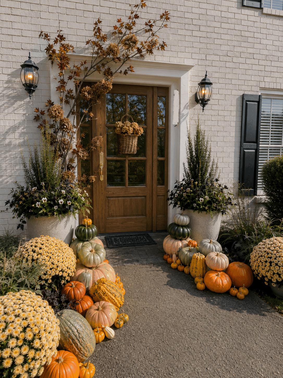 Fall Porch Styling