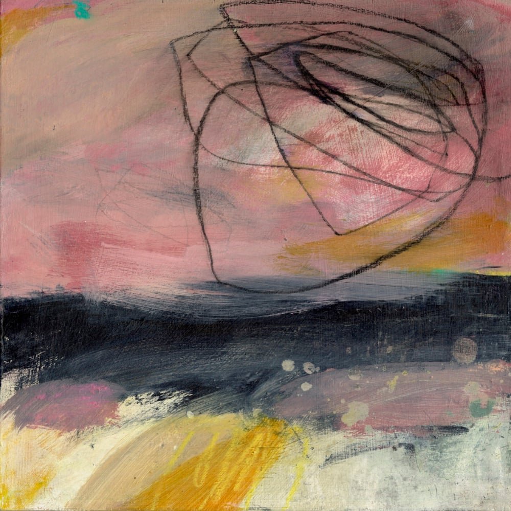 Peak District moorland art by Sheffield artist Sian Vernon
