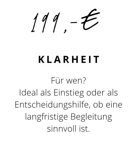 KLARHEIT _ Erkennen, was wirklich zählt.