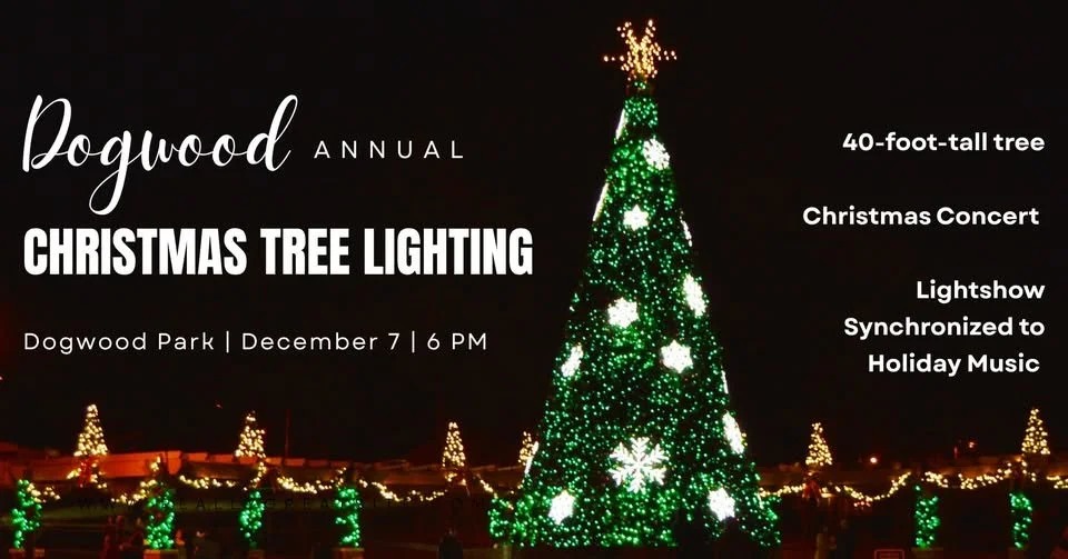 Cookeville Community Tree Lighting in Dogwood Park 