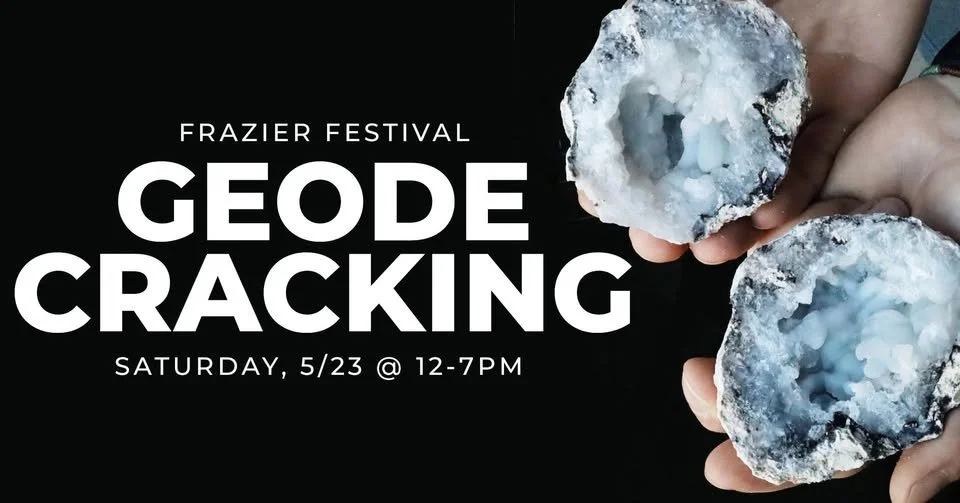 Geode Cracking at Frazier Festival 